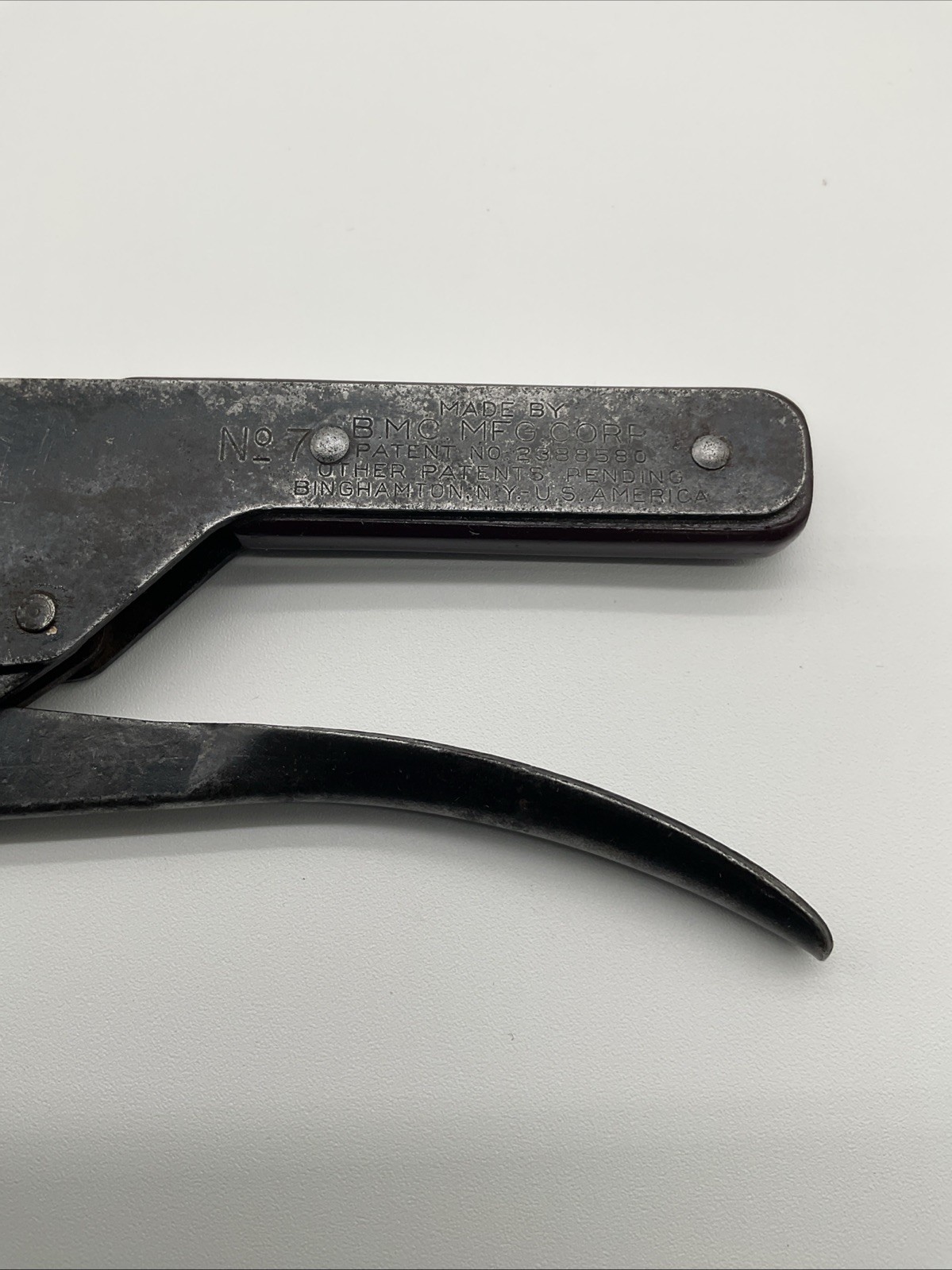 Vintage B.M.C. MFG CORP NO.7 Vice Grip PAT. No.2388580 made In USA!!!S1