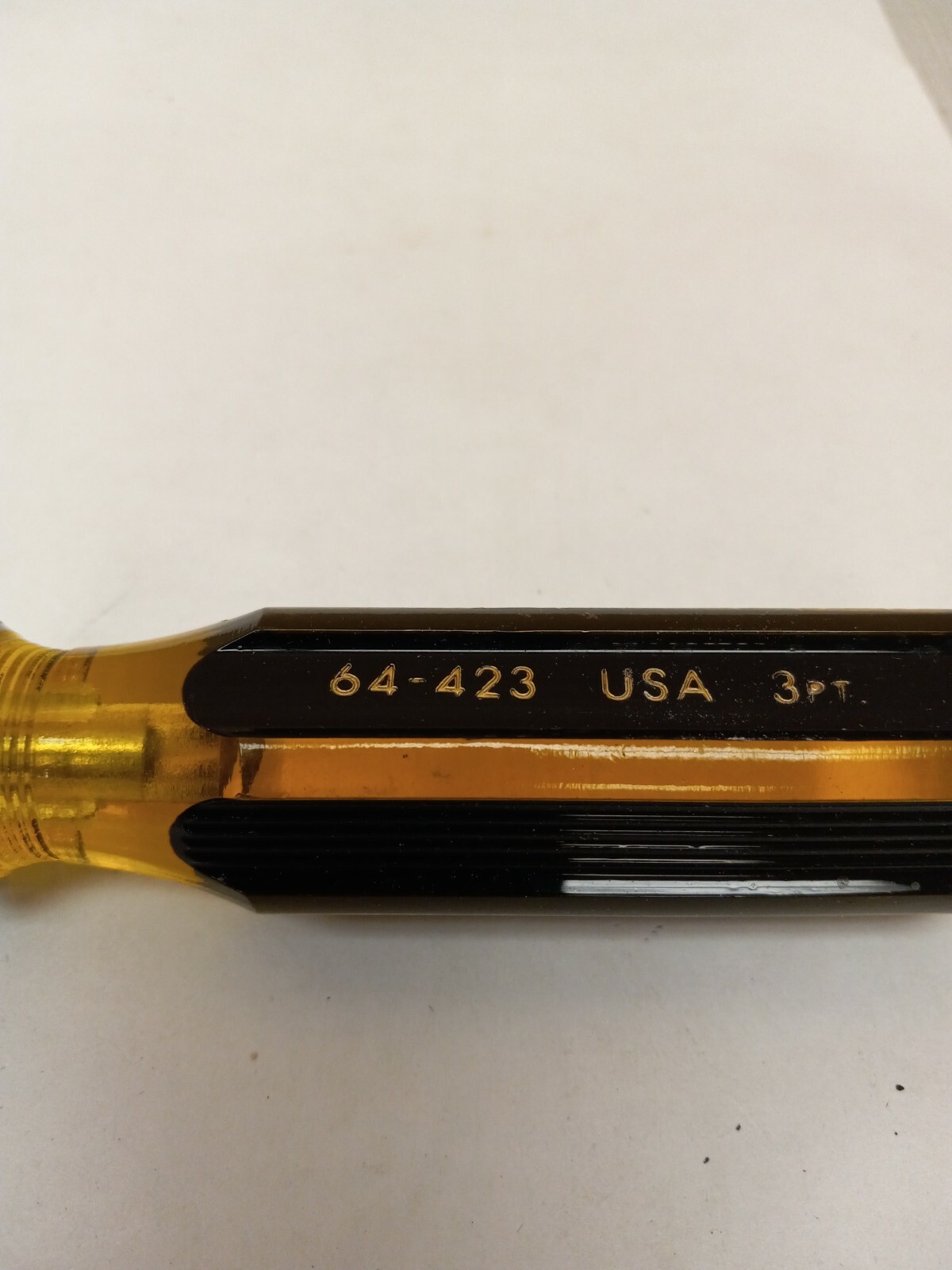 Robertson Head Screwdriver 3PT Size “Vintage Stanley Tool USA” Factory New