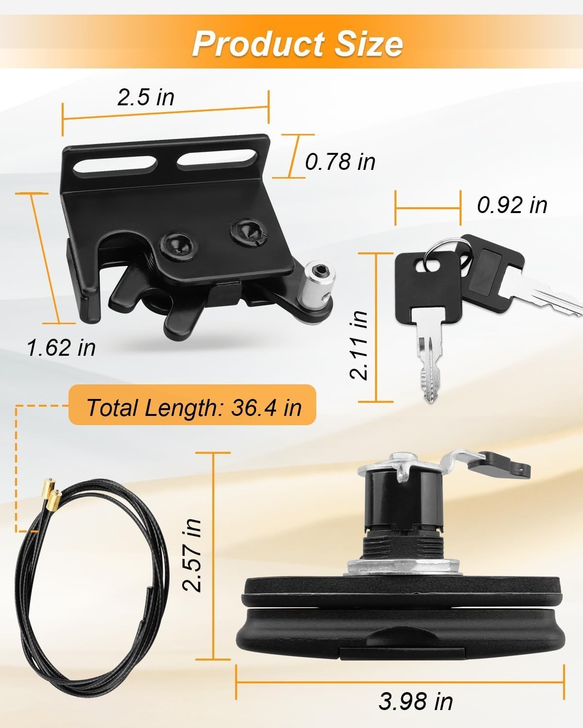 High-Quality Twist Handle Kit for Leer Tonneau Covers