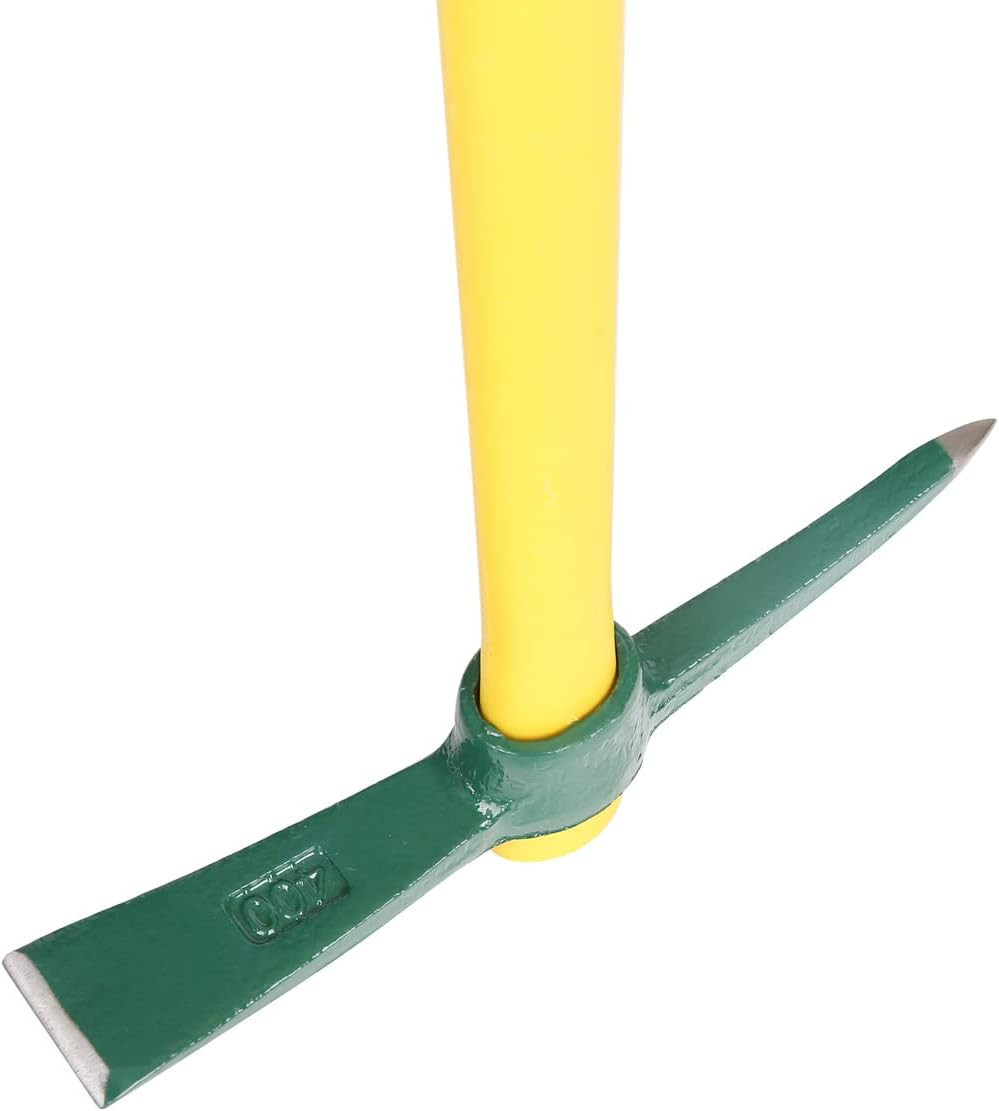 18 Inches Steel Forged Pickaxe Sturdy Durable Mattock Hoe Weeding Pick Axe