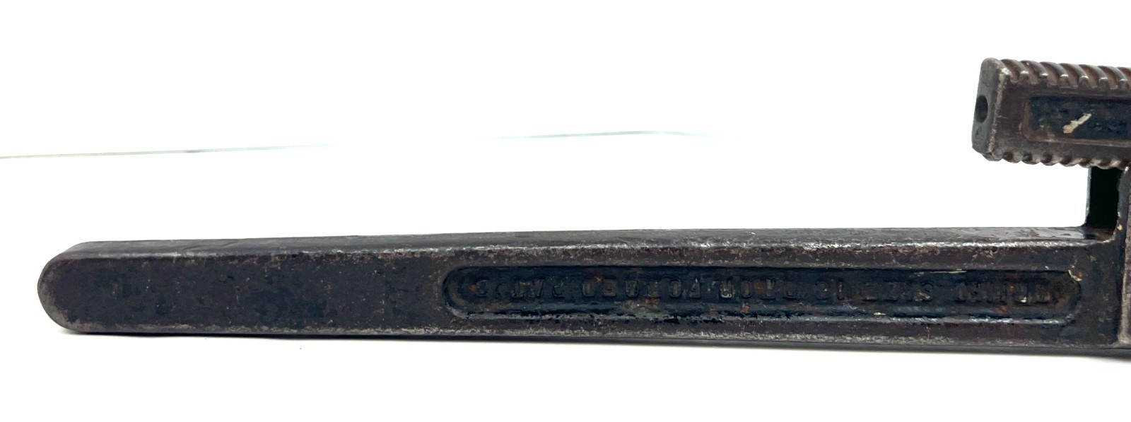 Vtg Trimo Trimont Mfg Pipe Co. 18” Pipe Wrench Made In Roxbury Mass USA Plumbing