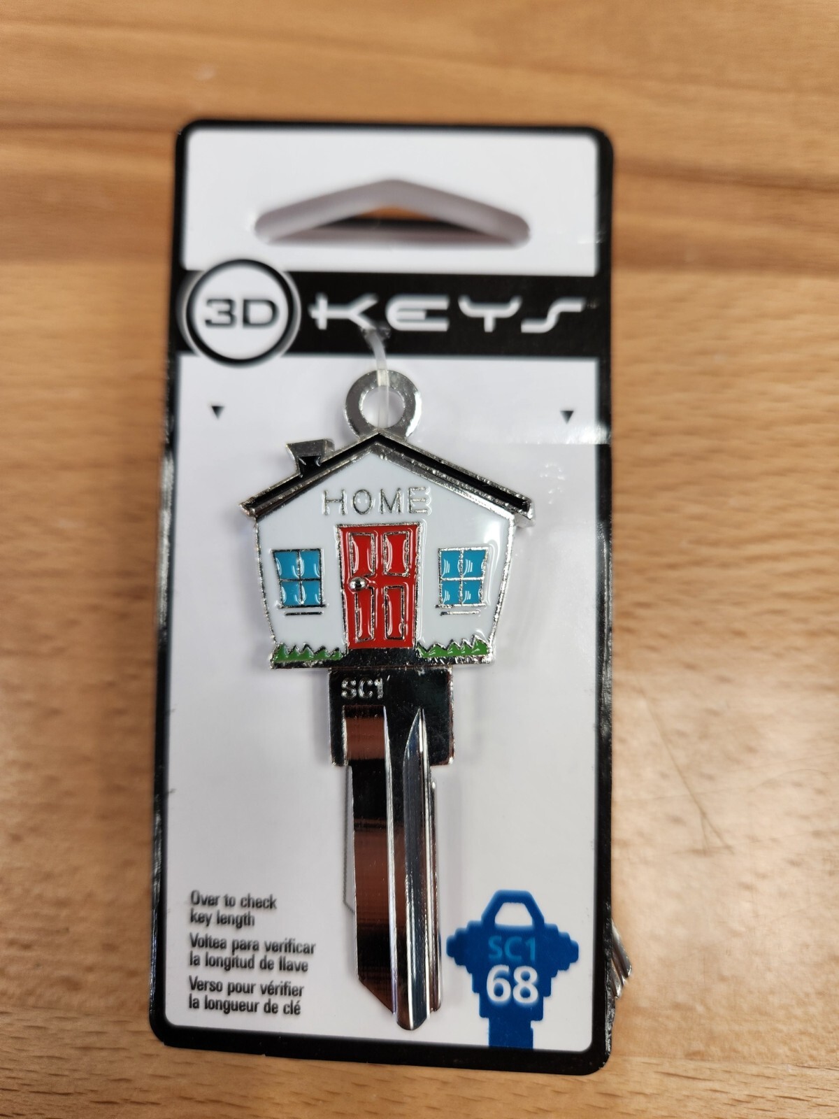 3D HOUSE SHAPED SCHLAGE SC1 KEYBLANK