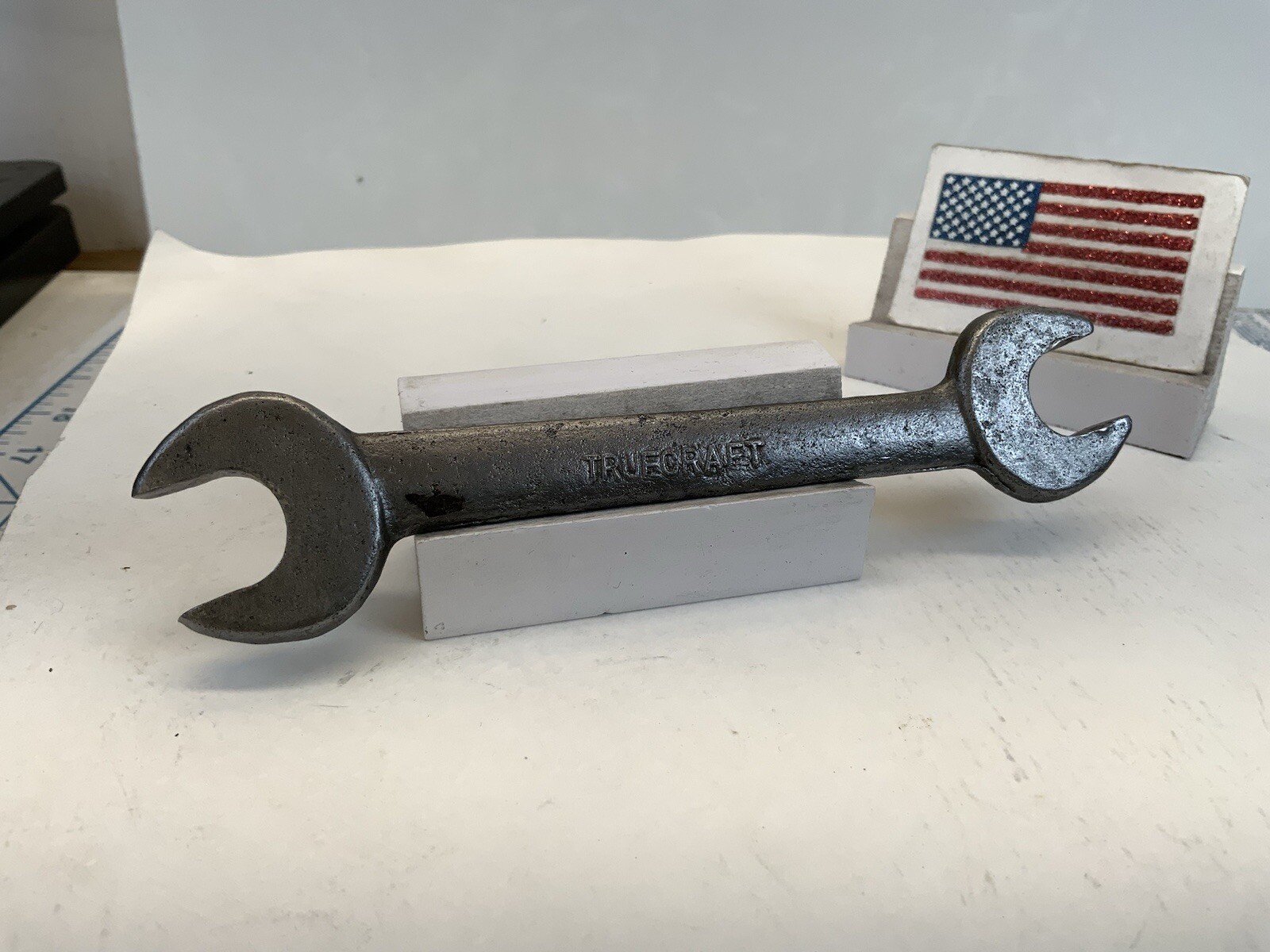 TRUECRAFT 1/2in. X 9/16in. Open End Wrench, USA Made