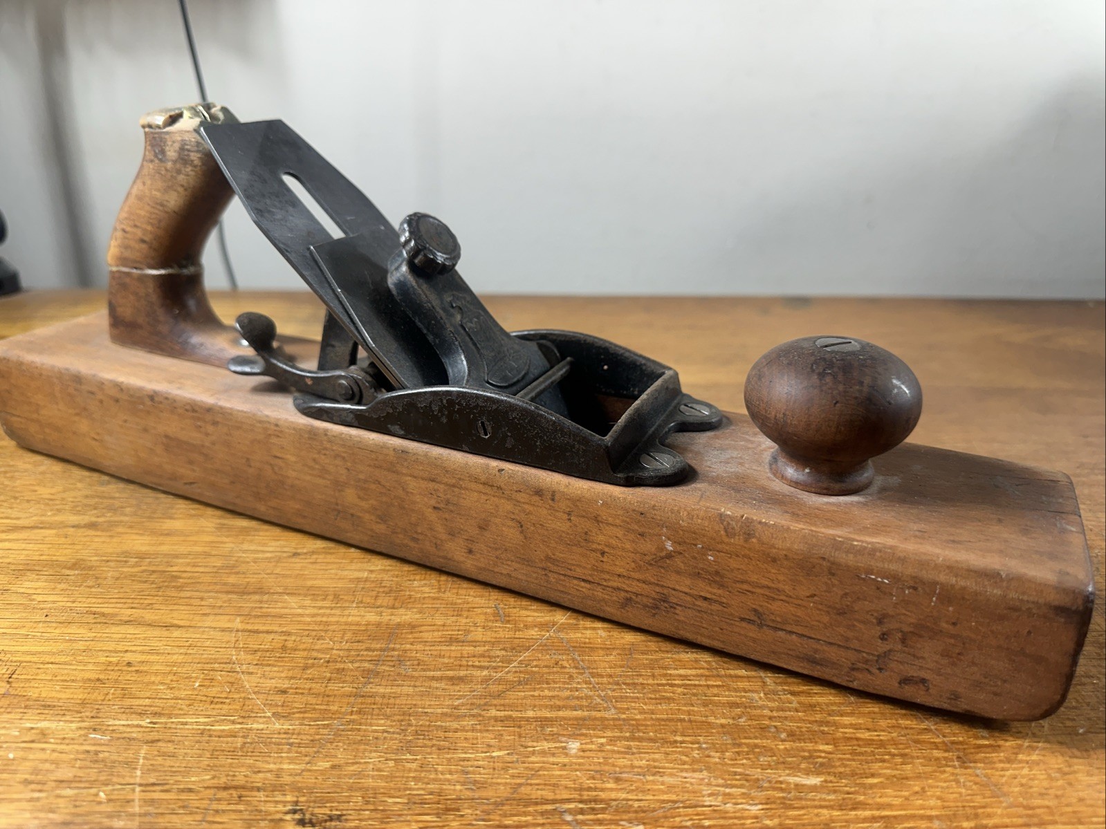 Antique Wood Plane Stanley Rule & Level Co No 127 Liberty Bell Transitional