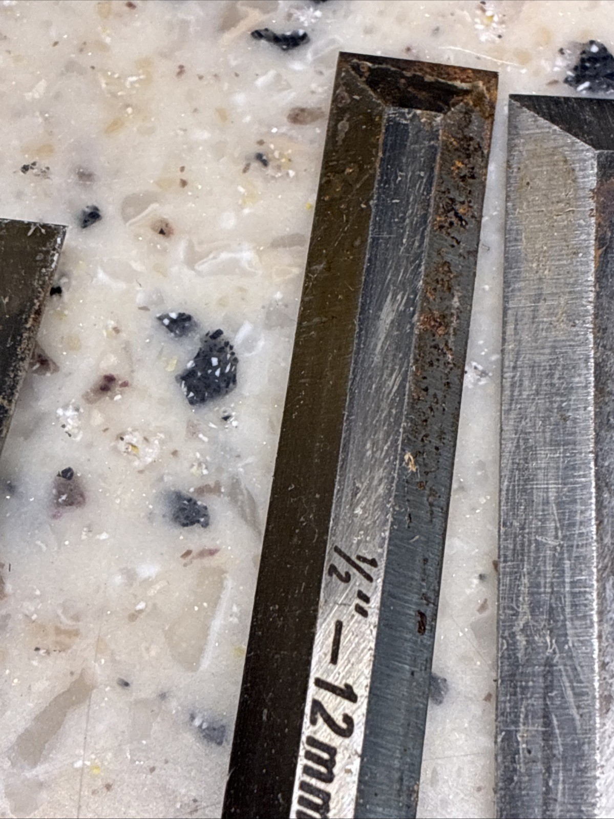 Footprint Bevel Edge Chisel Set Of 4: 1”, 3/4”, 1/2”, 1/4”Sheffield UK