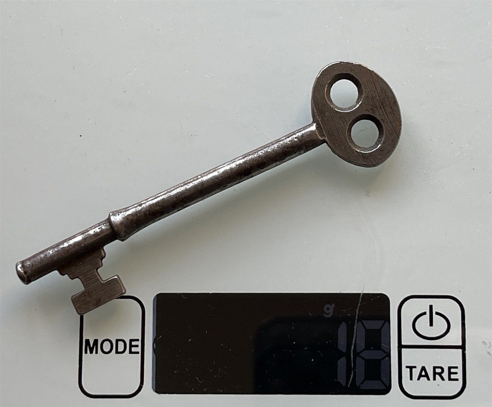 Vintage Metal Skeleton / Ornament / Escape Room Key ~ 8.5cm Long #pC1000
