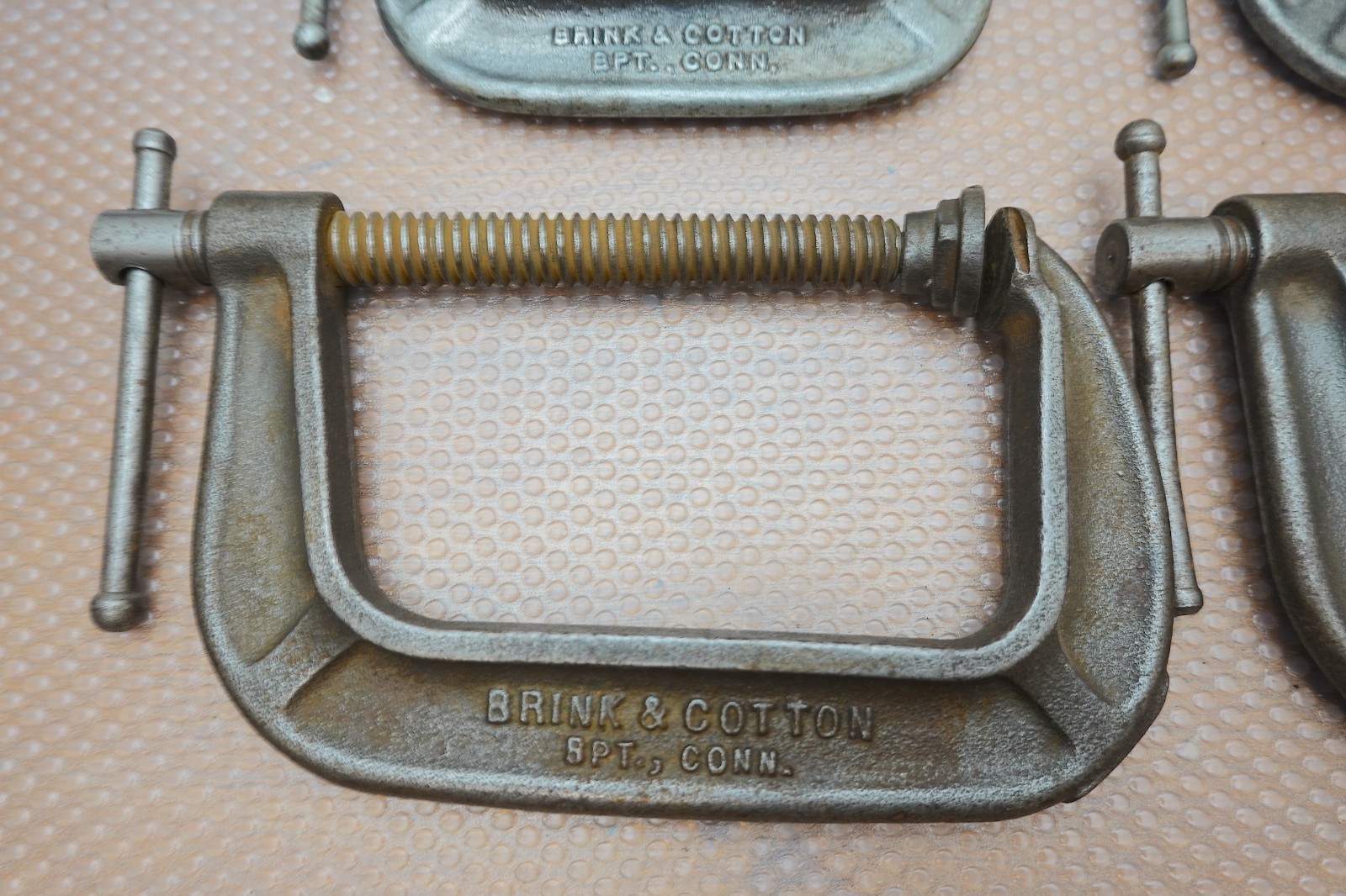 4 BRINK & COTTON . No. 143, 144 C-Clamp,BPT CONN USA