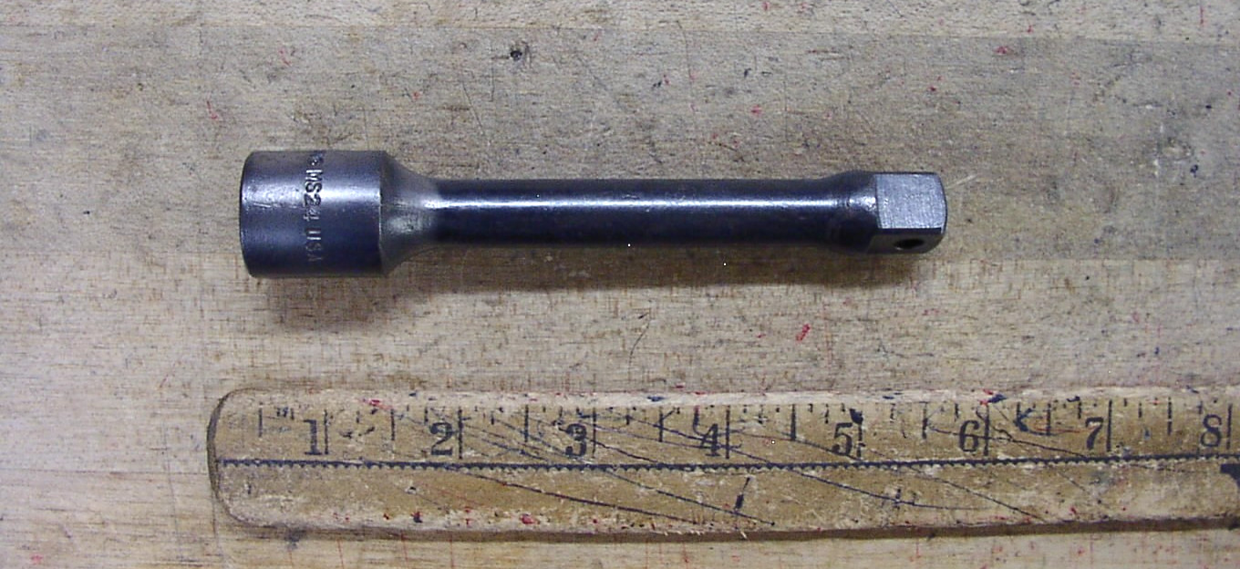 Old Used Tools,Vntg Mustang MS24 USA 1/2″ Drive X 5-1/8″ Socket Extension,READ!