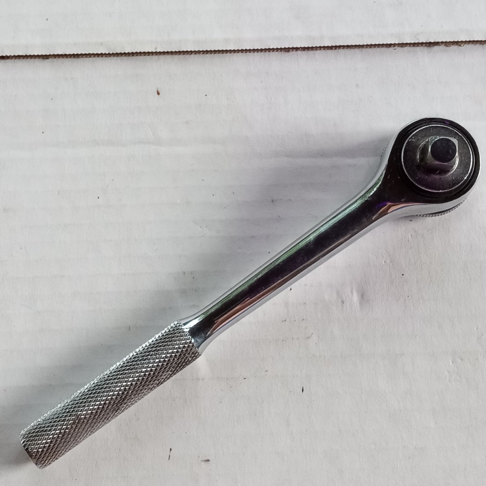PROTO CHALLENGER 1260D 3/8″ DRIVE THUMB WHEEL KNURLED HANDLE RATCHET- VINTAGE
