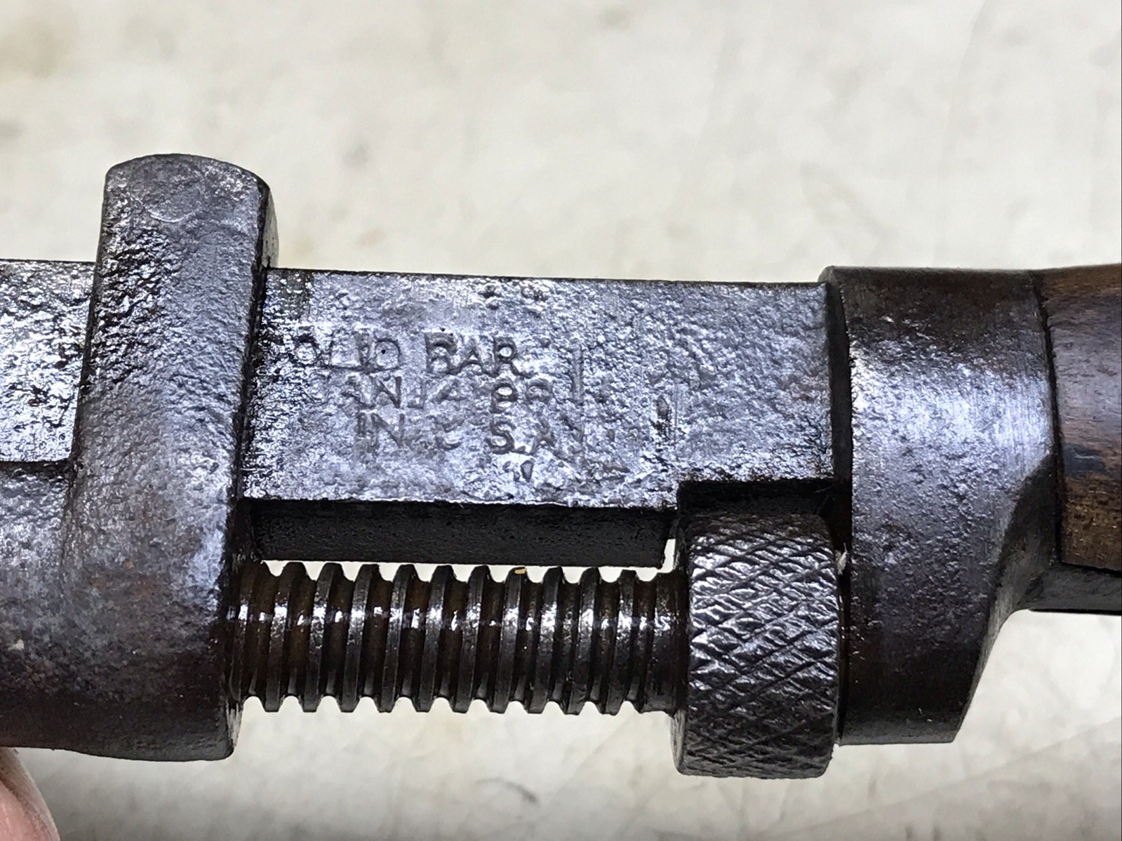Antique Lot of 4 Monkey Wrench Lot 6.5, 8, 10, And 12”, The 2 Large Are Coes