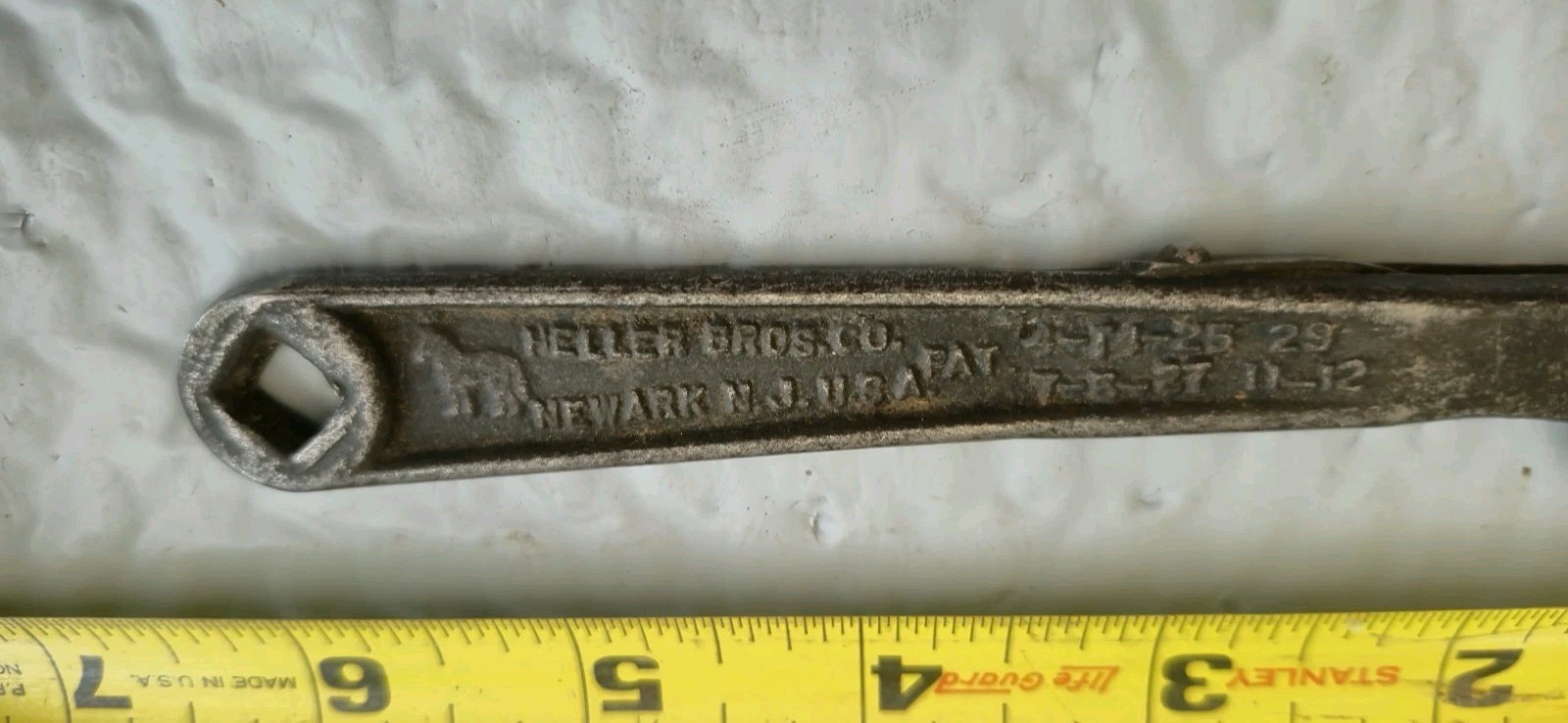 Masterench Heller Brothers 6 inch Patent.#s 4-14-25. 7-5-27. Made in USA