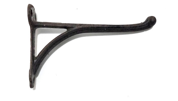 Antique Cast Iron Wall Hang Tack Hook 7 3/4″