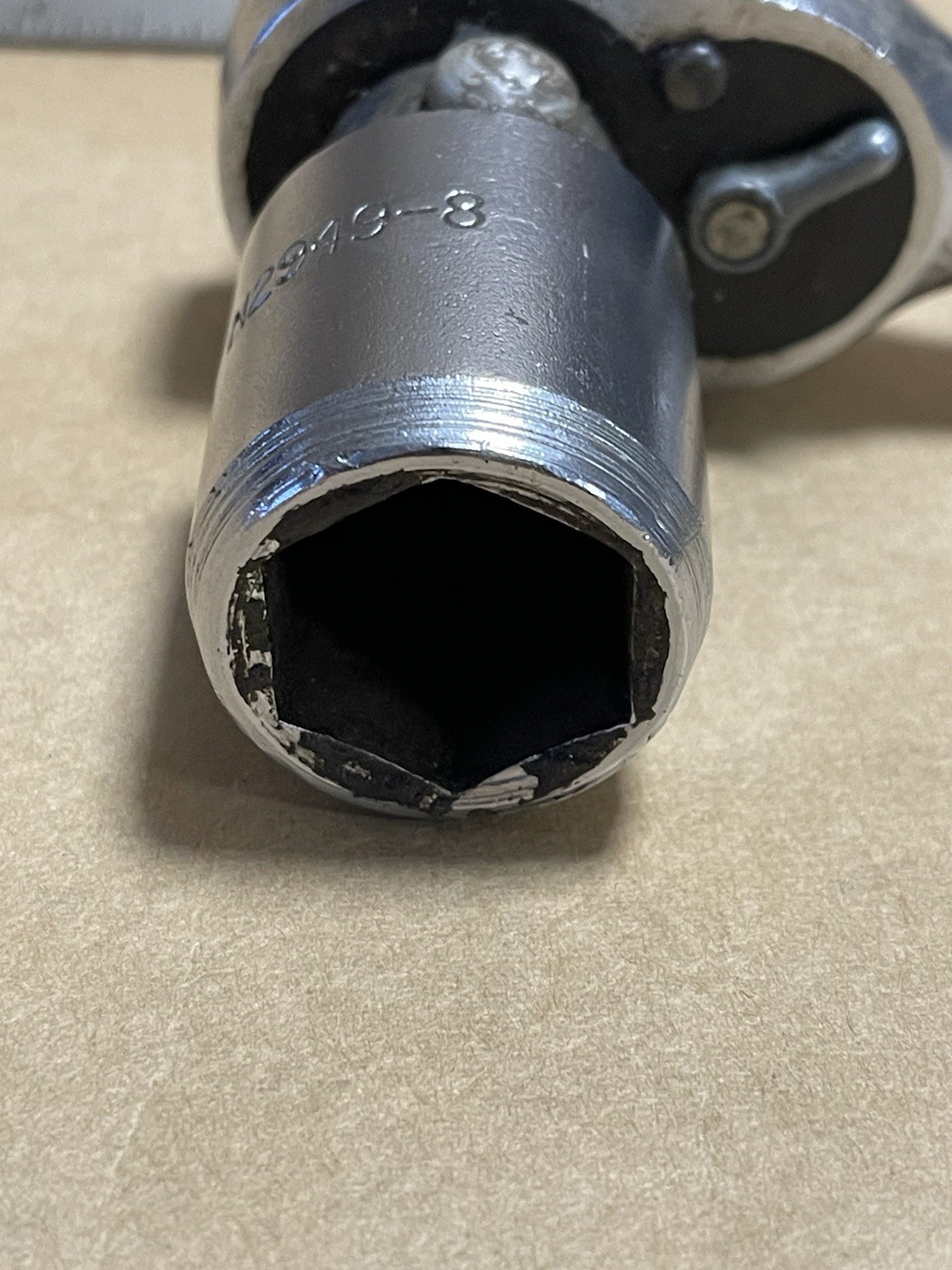 SNAP-ON / TUBELOX 1/2″ DR. HAMMER HEAD SCAFFOLDING RATCHET-N2949 7/8″ SOCKET-USA