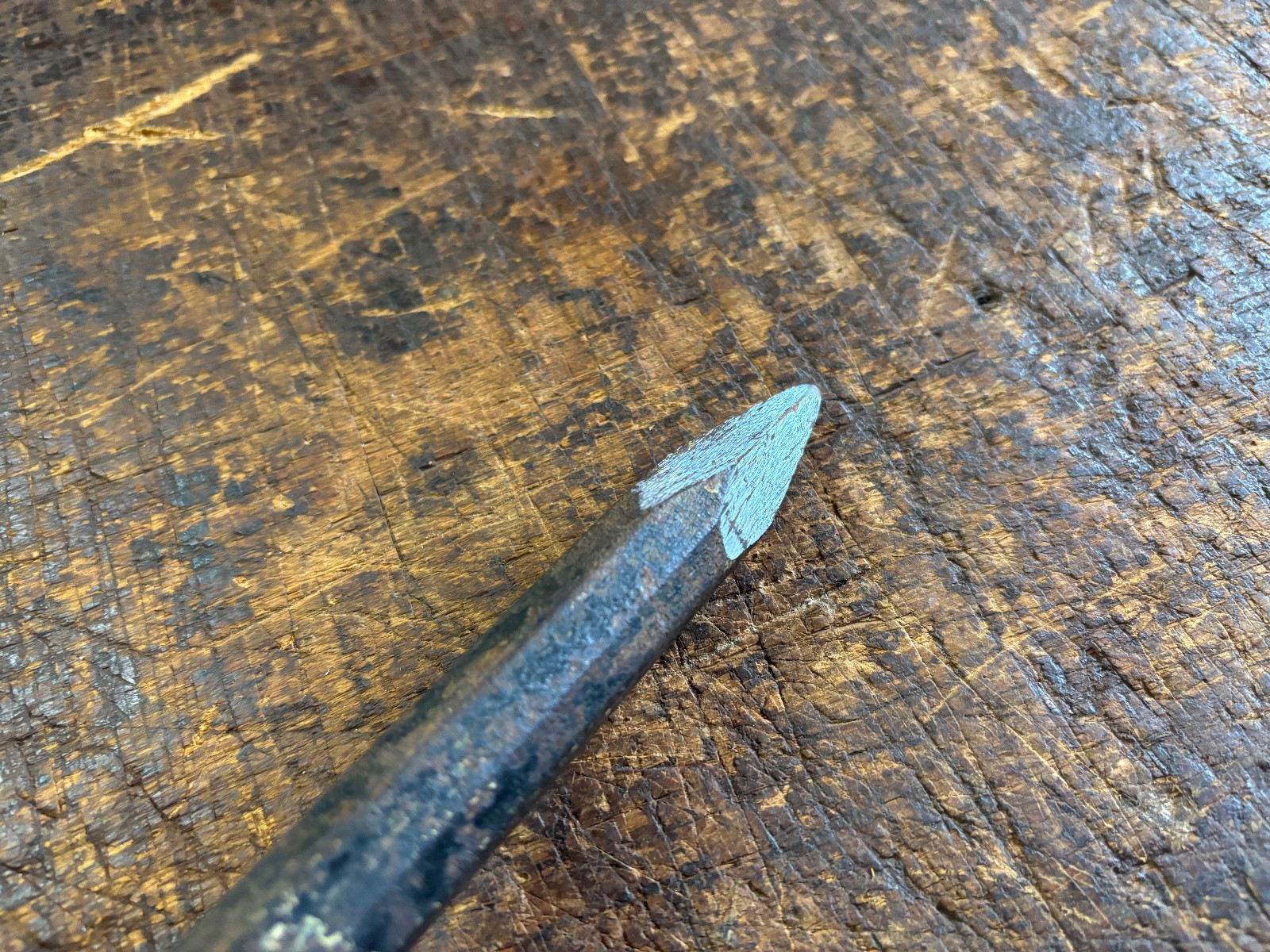 Vintage W.H.Plumb Sydney Spike Chisel. Stone Mason Bricklayers Australia 1950’s