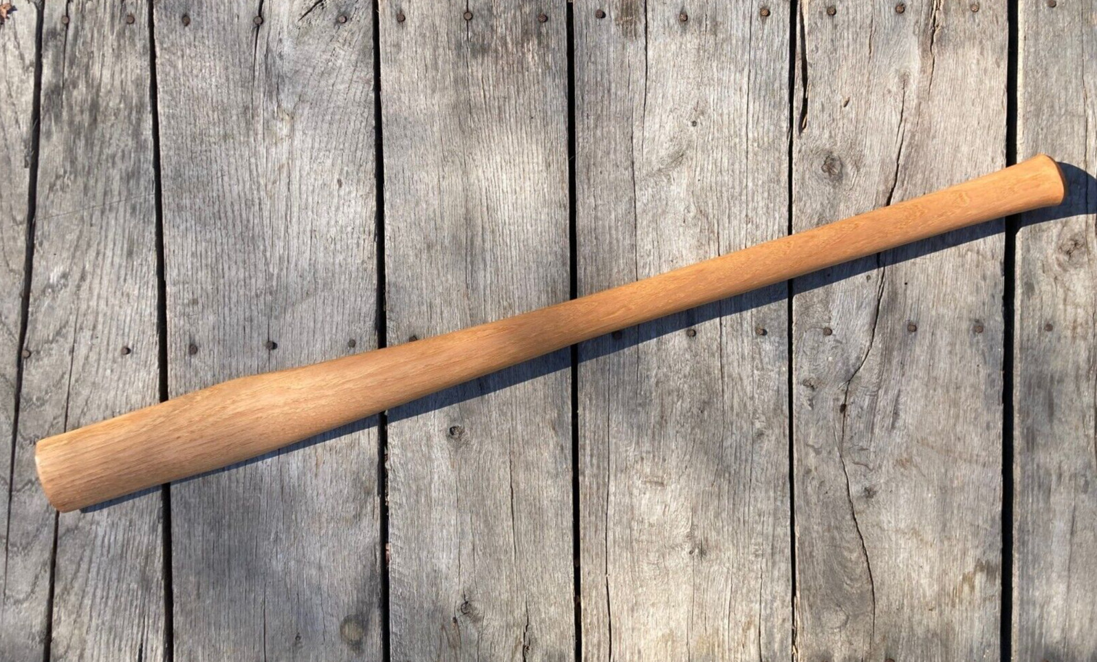 36″ Amish Made Old Time Offset Broad Axe Handle USA Hickory