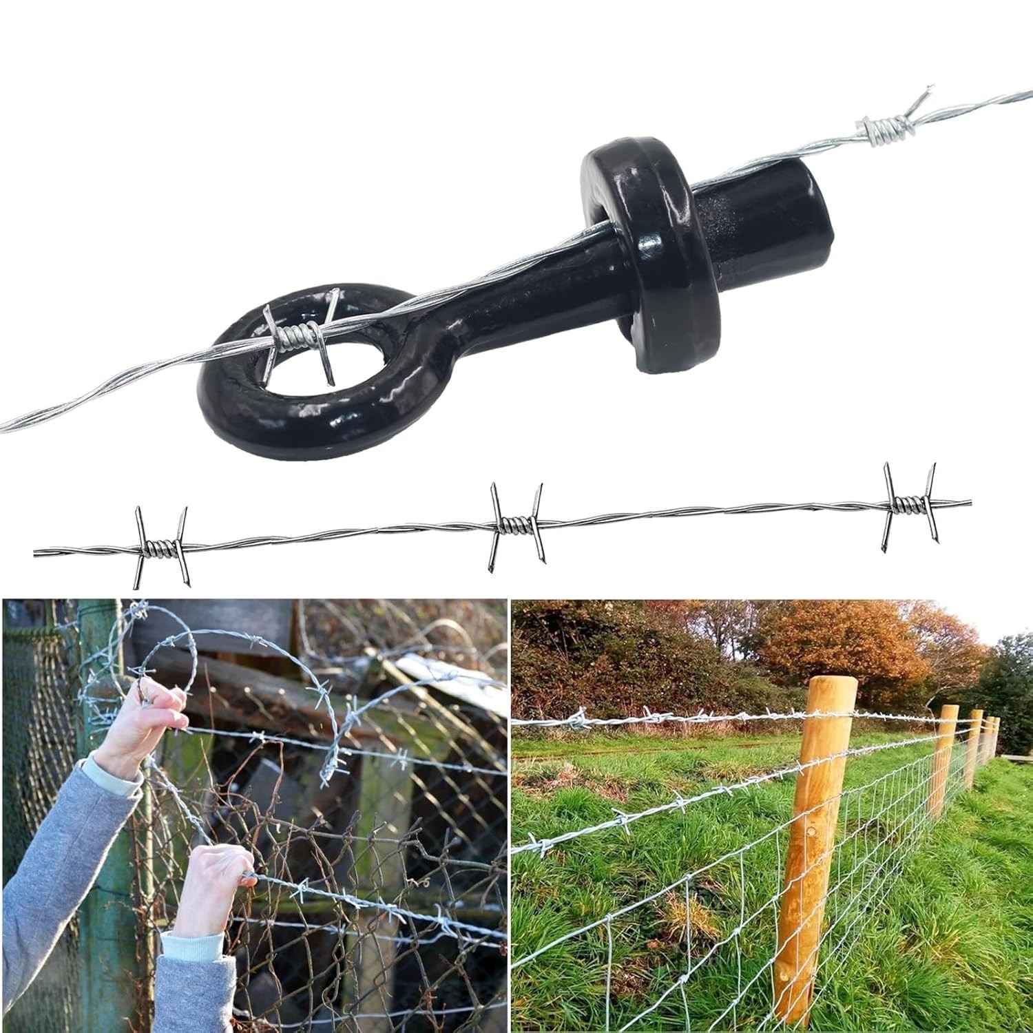 2PCS Barbed Wire Pullers – Durable Fence Repair Tools for Ranch and Farm