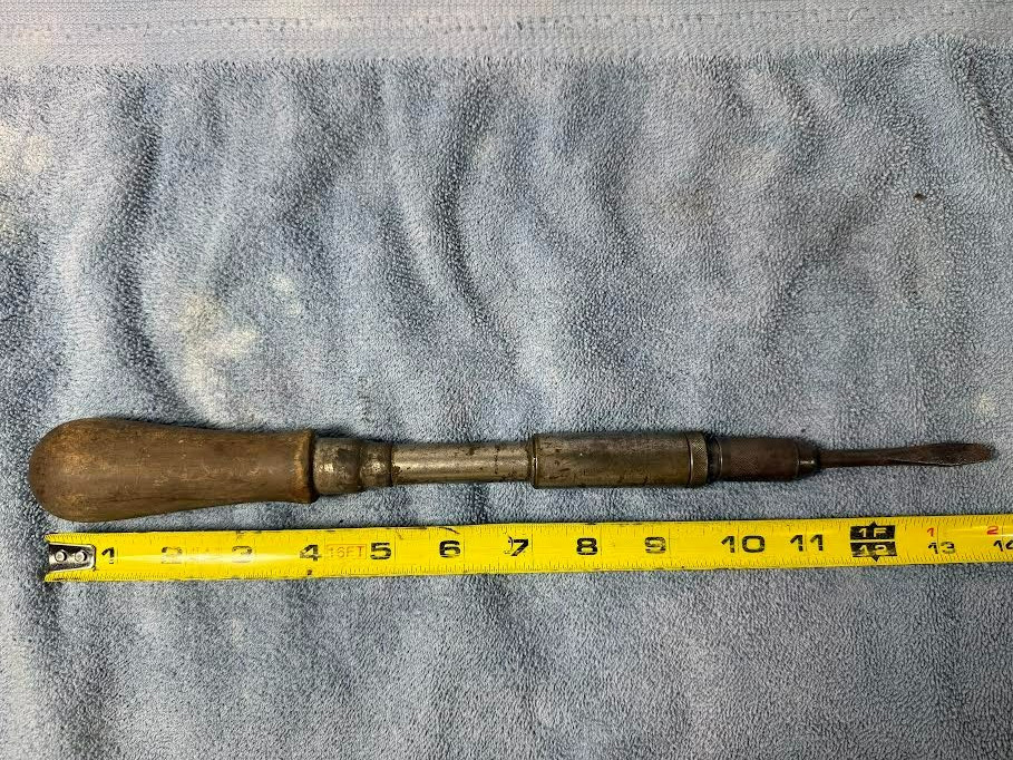 Vintage Yankee Early No 30 Ratcheting Screw Driver North Bros Mfg Co