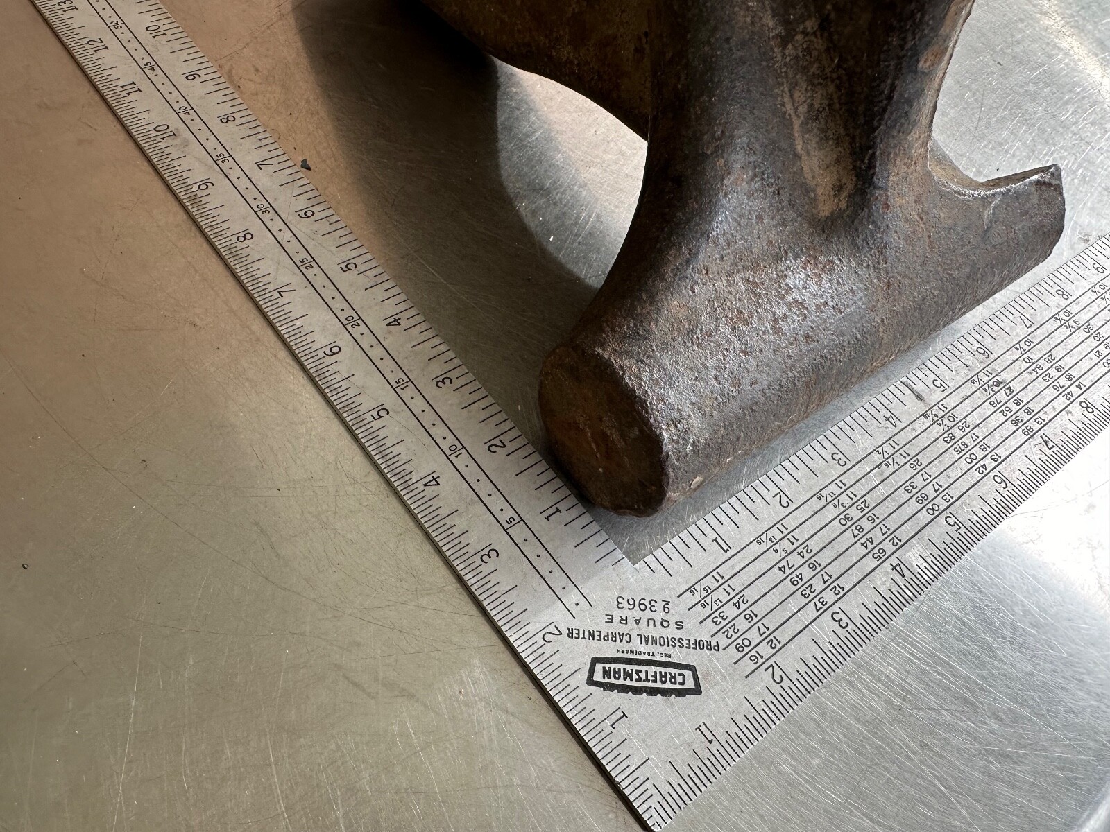 Vintage Antique Sheet Metal Forming Hardy Blacksmith Anvil 33 Pounds