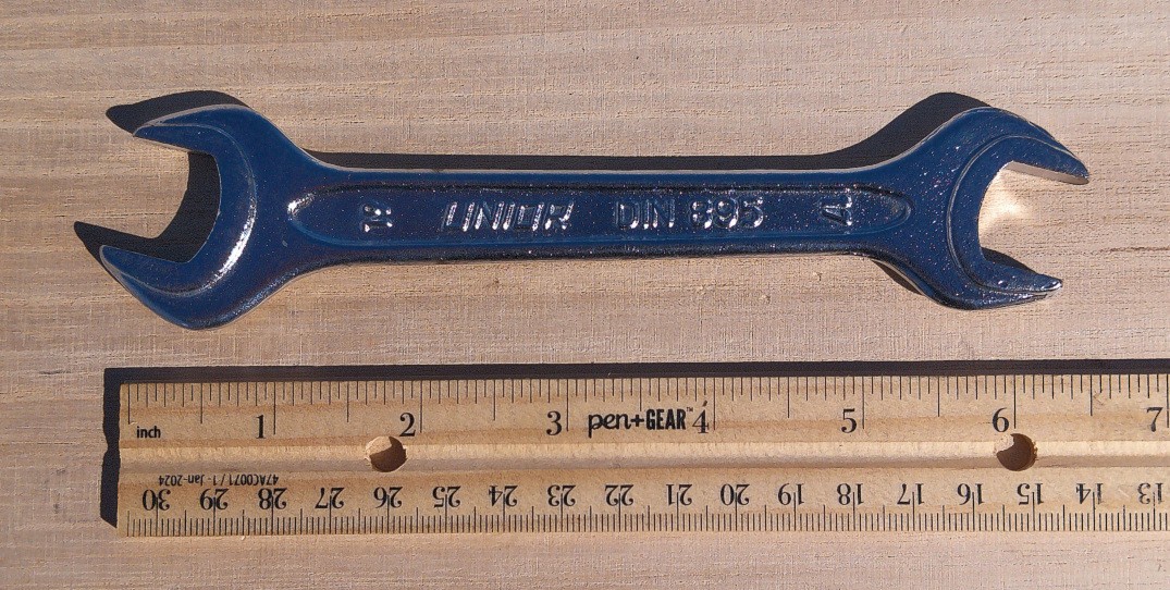 Vintage MERCEDES-BENZ Tool Kit Wrench by UNIOR Tools 19mm x 17mm