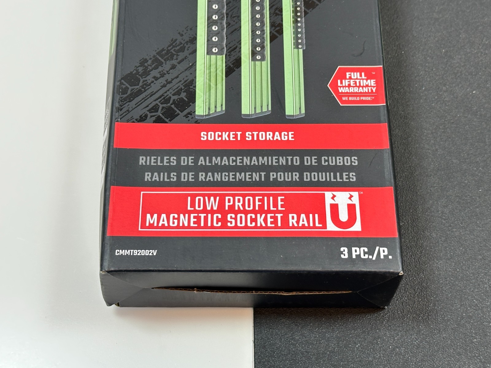 NEW CRAFTSMAN V-SERIES Socket Organizer, Magnetic, GREEN, 3 Piece (CMMT92002V)