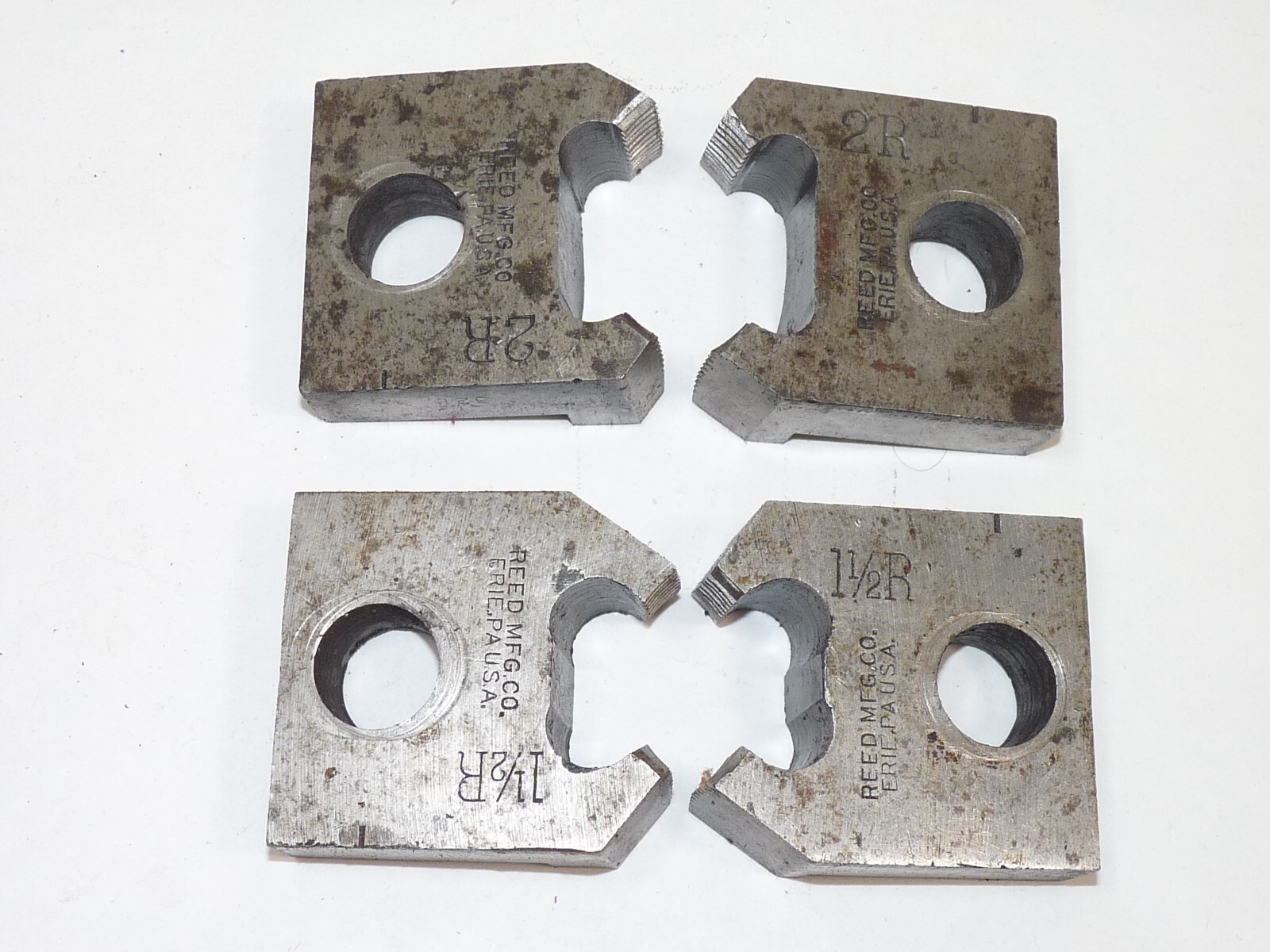 Reed Mfg. Co. No. 1-1/2R & 2R Pipe Threader Die Sets Vintage