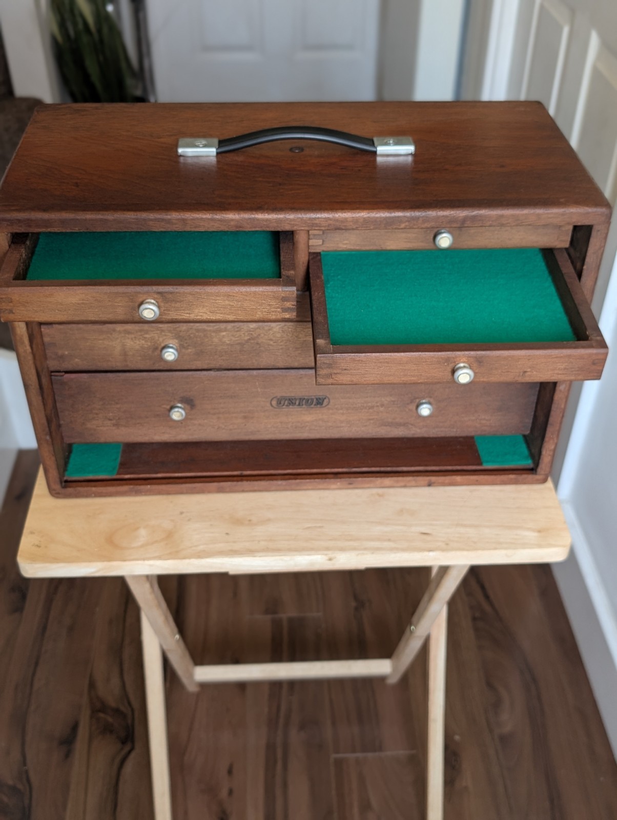 Union Engineers 7 Drawer Vintage Tool Makers Cabinet