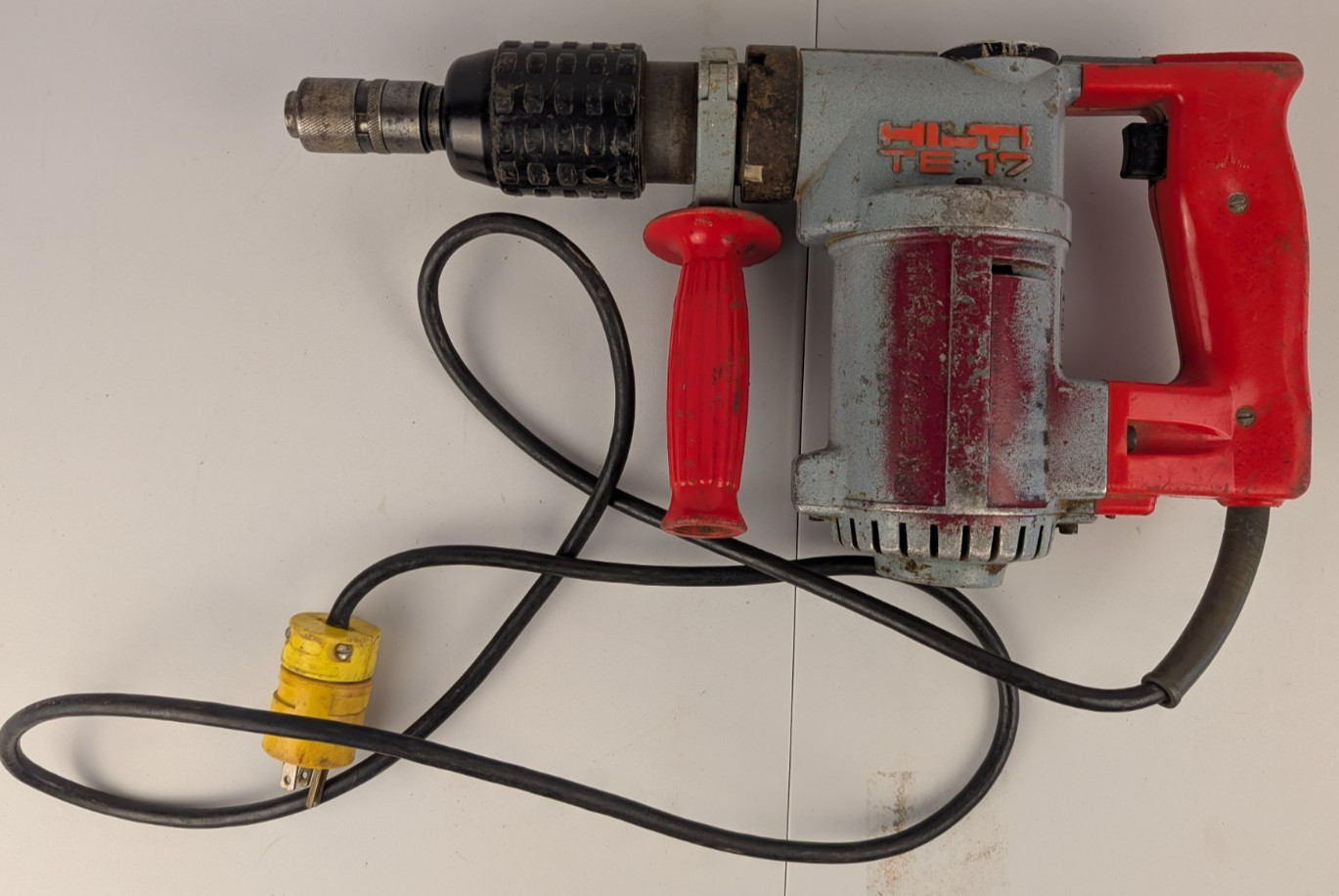 Vintage Hilti TE-17 Rotary Hammer Drill w/ Case 1964 TESTED WORKING Industrial