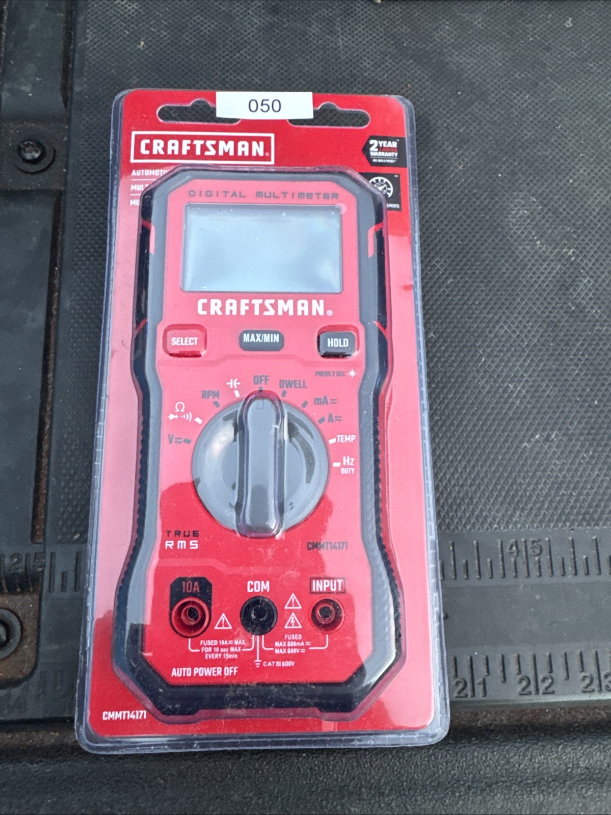 Sexy Red Sears Craftsman Nos Automotive Digital Multimeter CMMT14171