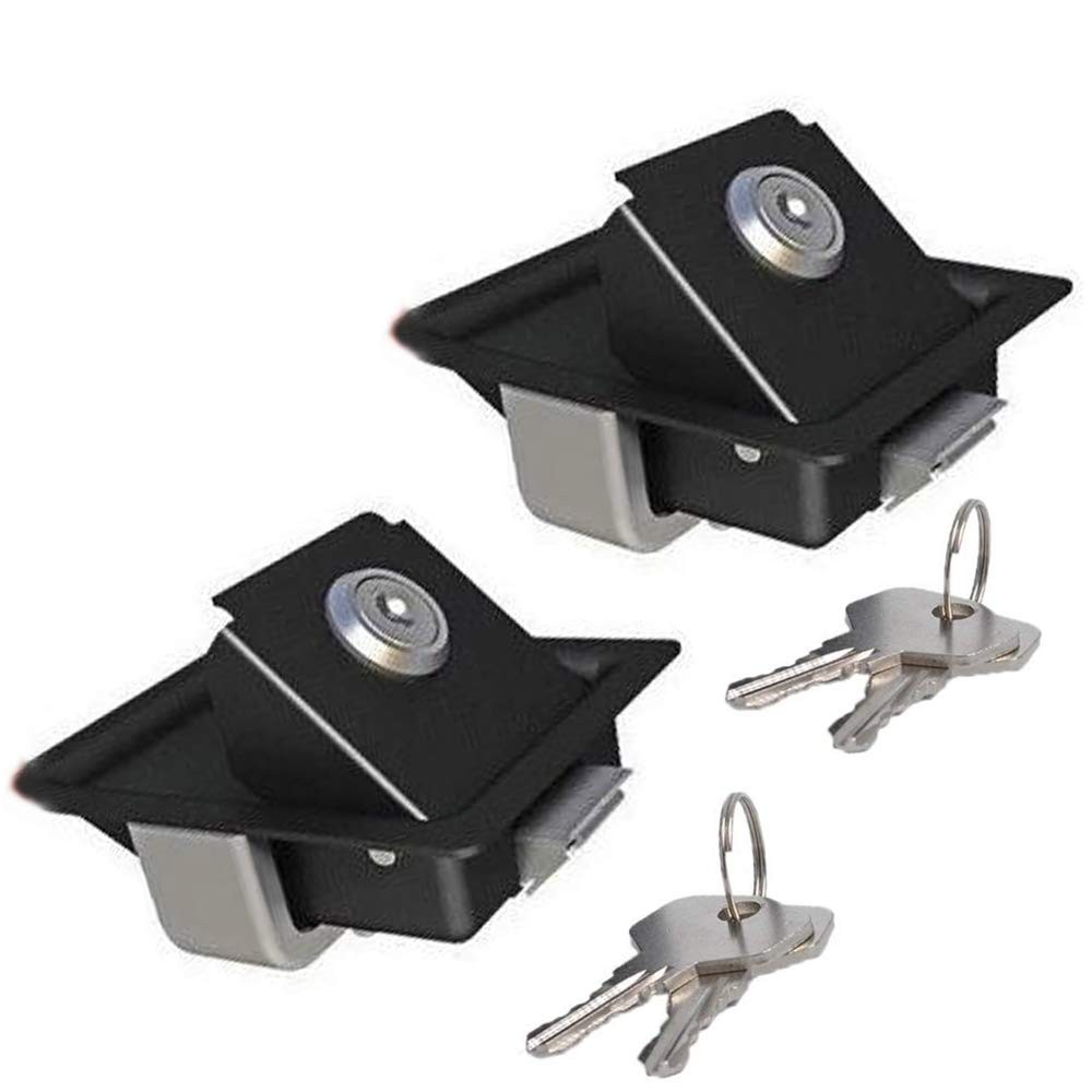 2 PCS Flush Mount Paddle Handle Stainless Steel Locking Door Latch RV Paddle …