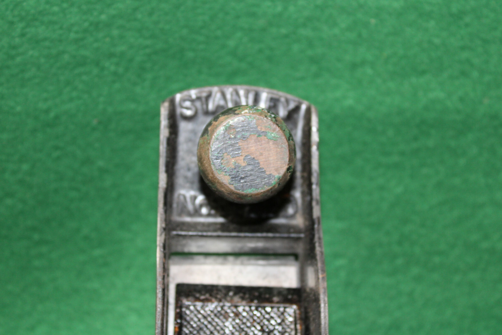 Good User Antique Vintage Pat’d ’97 STANLEY No.220 (13-220) Block Plane Inv#MH19