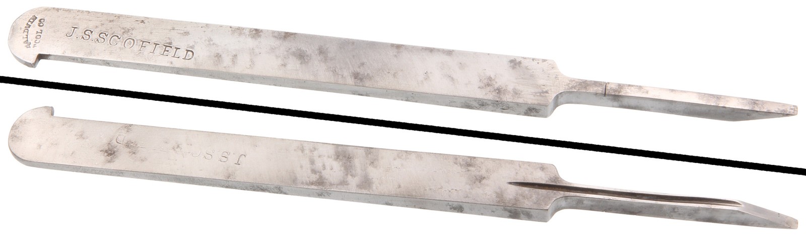 Extra Clean Baldwin Tool Co., Middletown 1/8″ Plow Plane Iron – mjdtoolparts