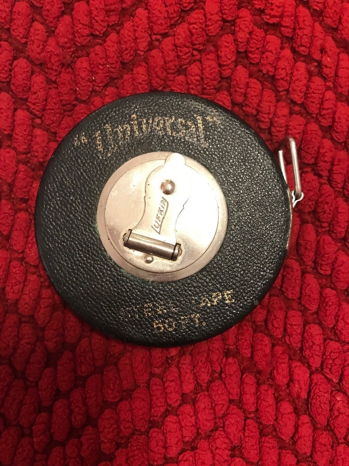 Vintage Universal Steel Tape Measure, 50 Feet, Lufkin Rule, Saginaw MI, No 543