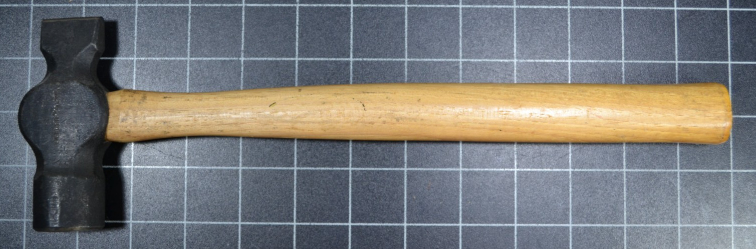 HELLER – MACHINIST’S STRAIGHT PEIN HAMMER – 20oz – NEW OLD STOCK