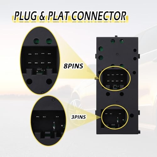 Power Master Window Switch, Fit for 2004-2008 Ford F150, 2003-2008 Crown