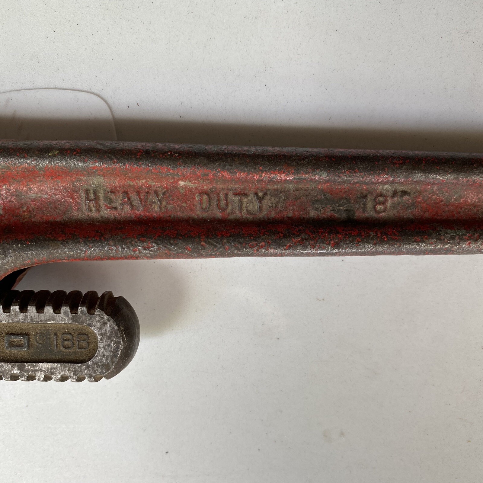 Vintage PROTO Mfg Pipe Wrench 818 – 18″ Length Heavy Duty Circa 1950s Very Good