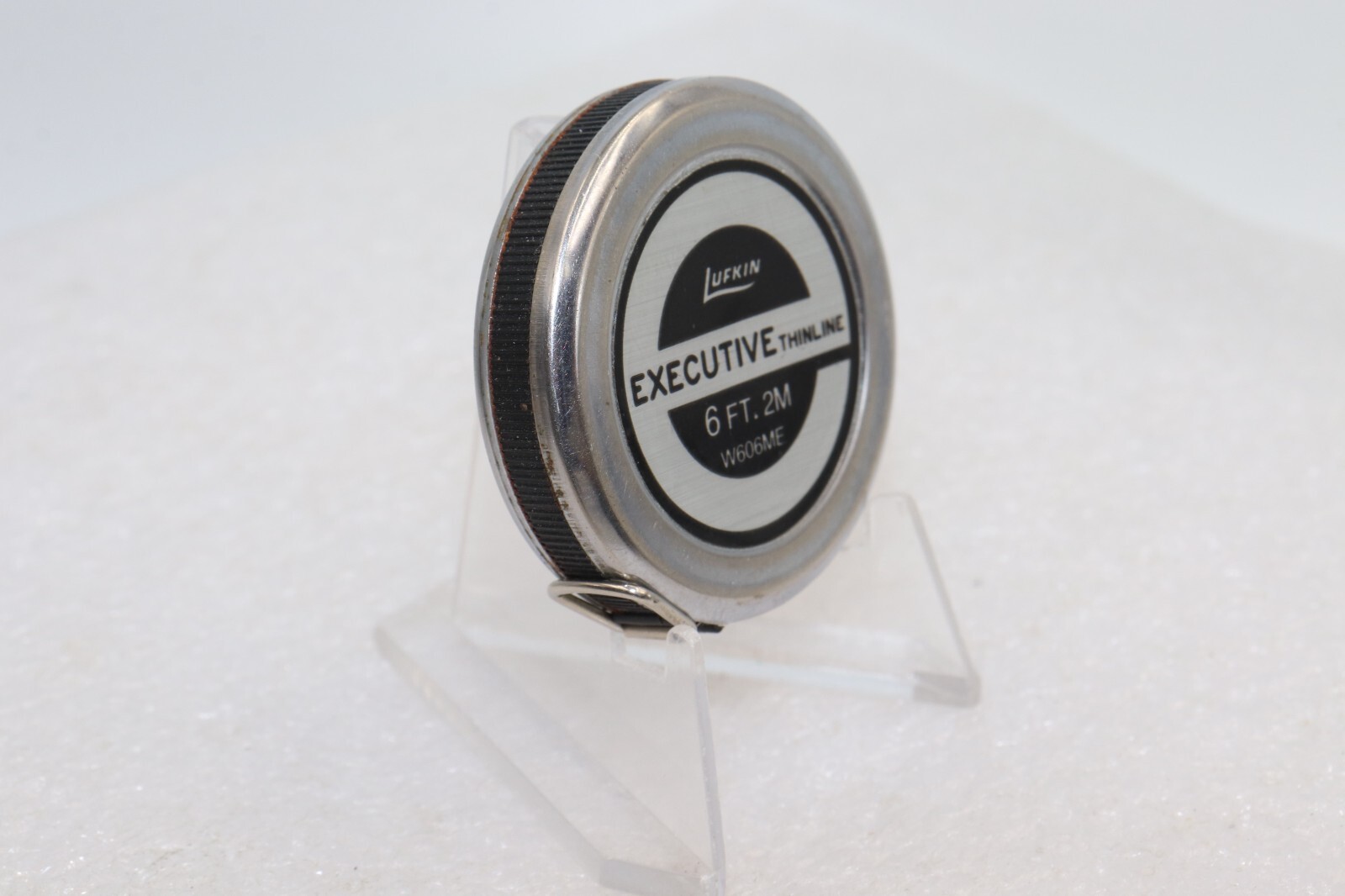 Lufkin Executive Thinline 6 ft. Retractable Tape Measure, Model W606ME Met, Std.