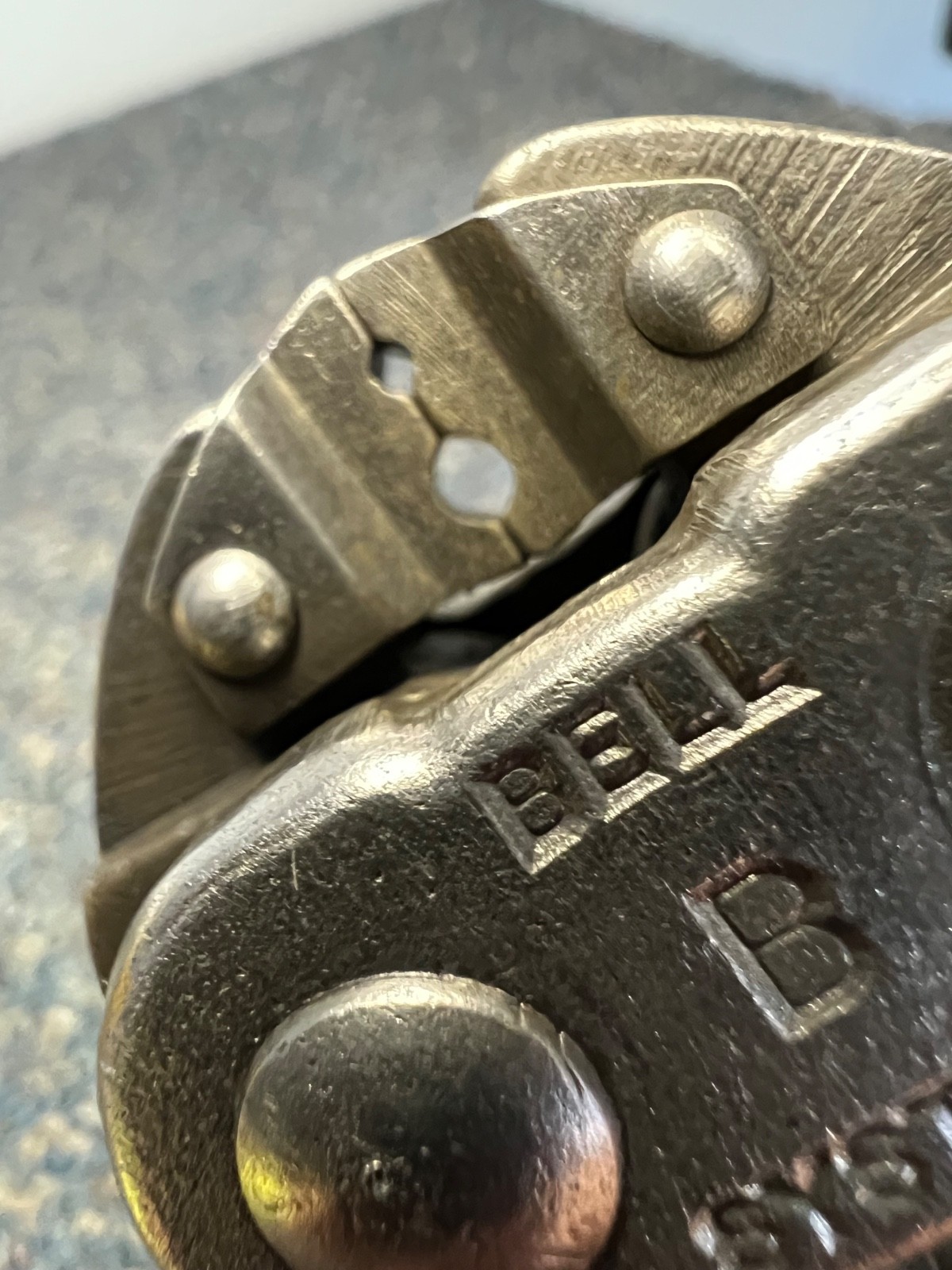 Vtg HKP Bell System “B” crimp tool, 6″, excellent condition