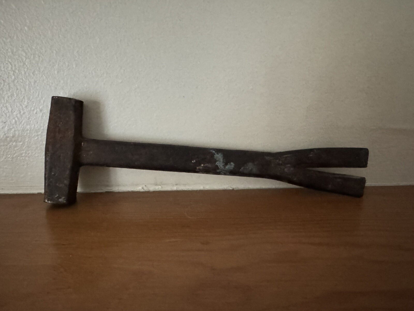 Vintage Baby Terrier Pry Bar Crate Hammer By Bridgeport Howe Mfg. Corp USA