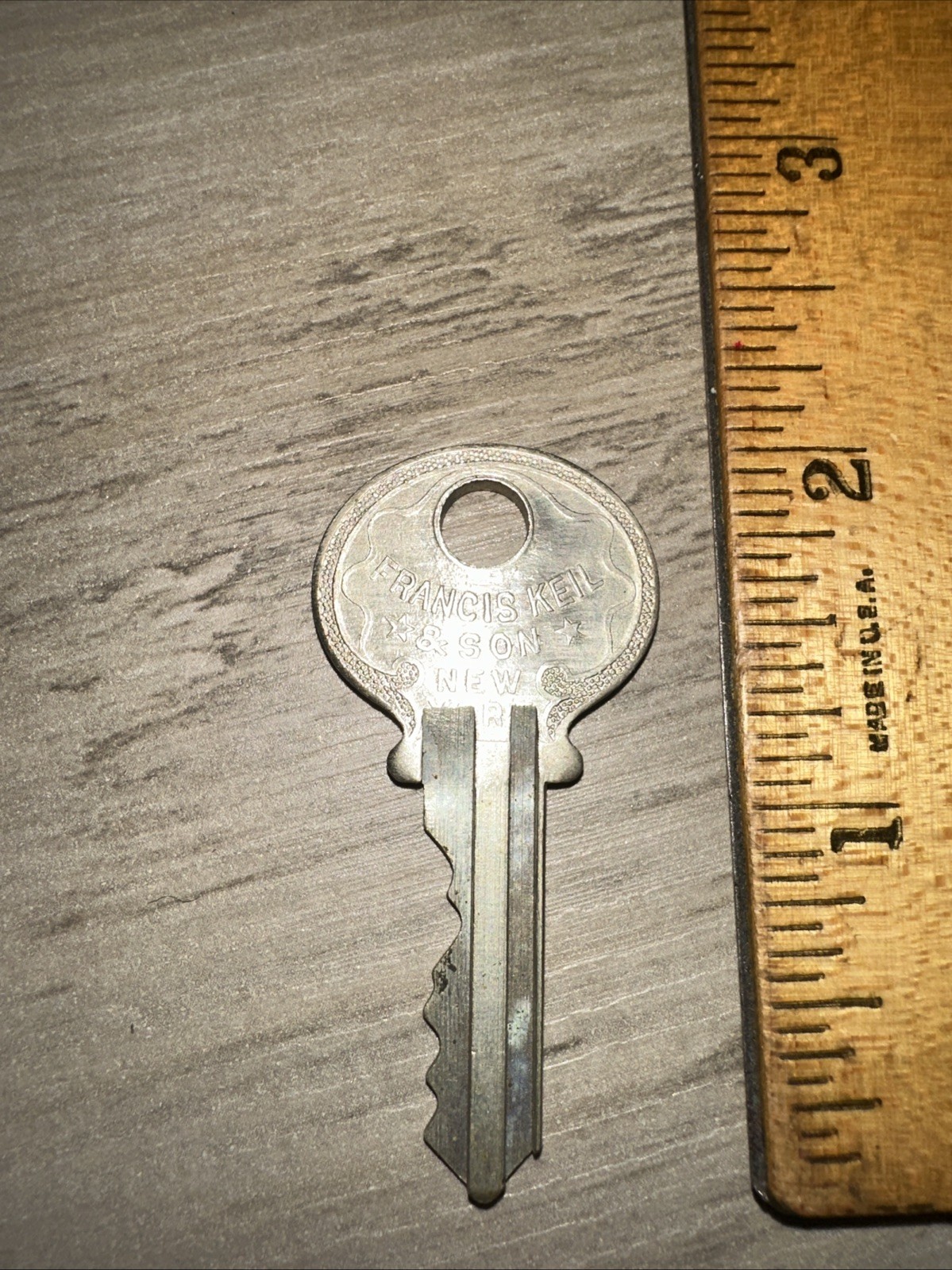 Antique Key: Francis Keil & Son New York Beautiful Key! #115