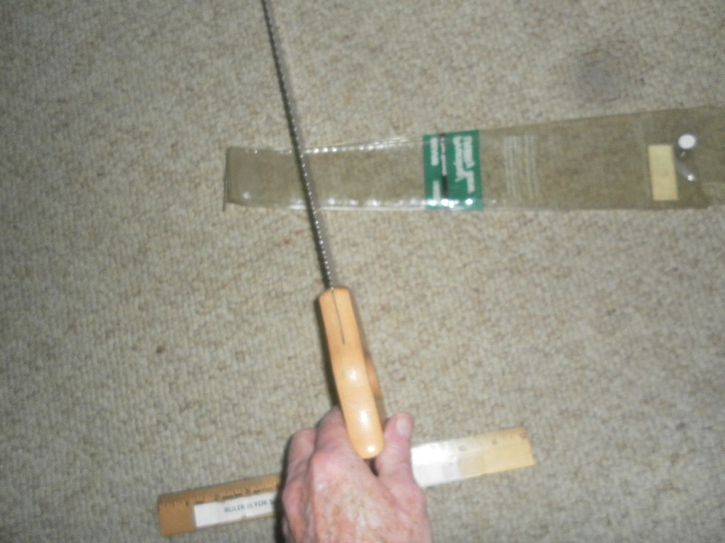 Pruning saw by Sears, used original plastic case. Excellent 2 sided 4 & 6 tpi