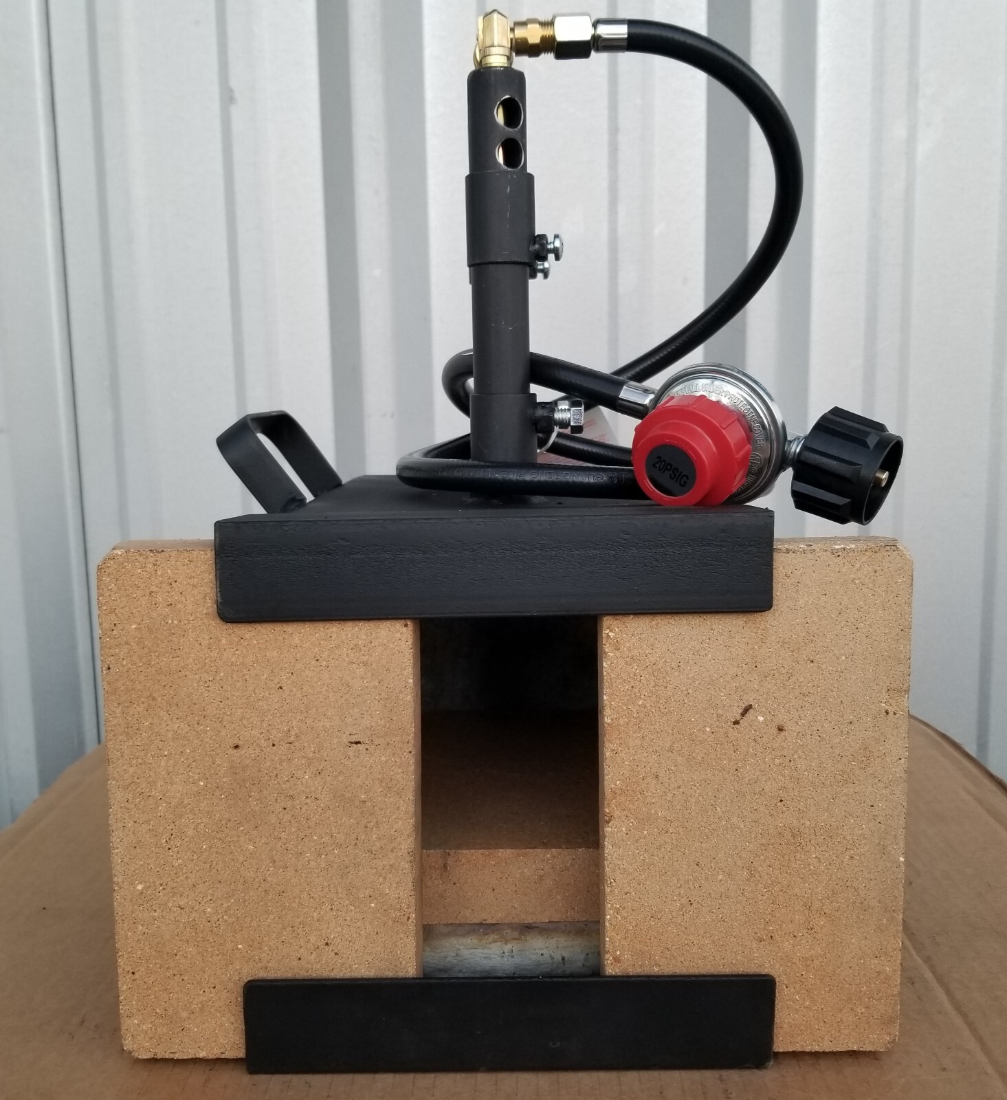 US Made 8″sq Forge Propane for Farrier Knifemaking Blacksmith 2 YRS WARRANTY