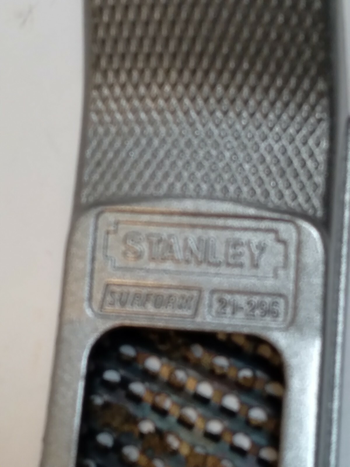 Stanley Surform Plane No 21-296 Yellow Handle 10″