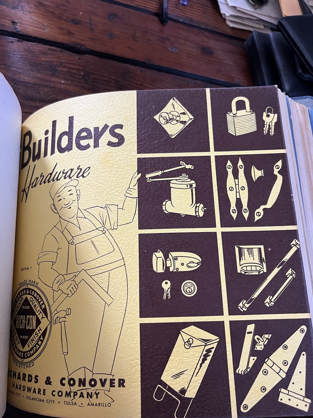 Vintage 1950’s Rich-Con Richards & Conover Hardware Co Catalogs in Binder