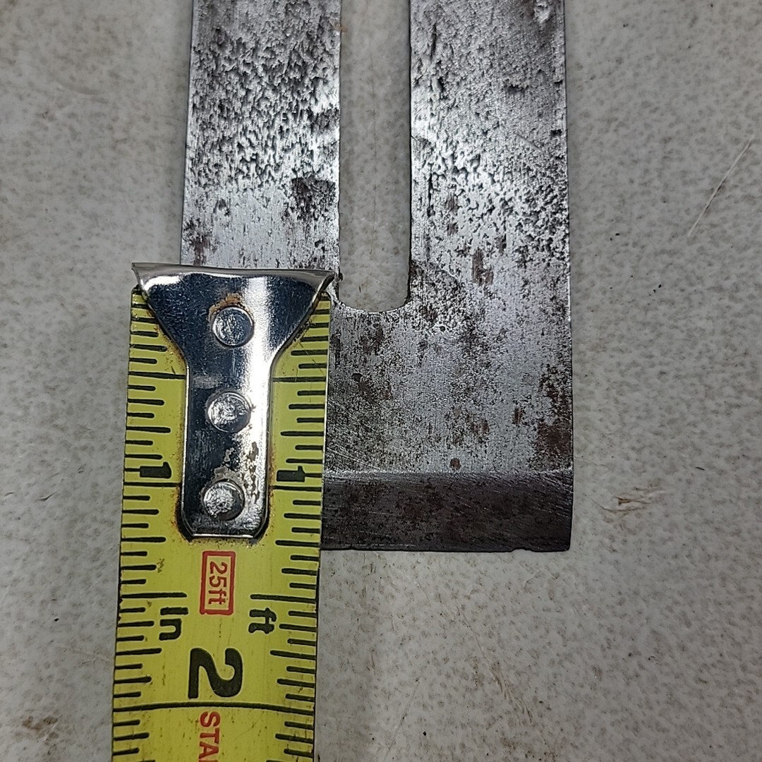 ANTIQUE VINTAGE W. FIELD WOOD PLANE 2″ BLADE IRON CUTTER & CHIP BREAKER H420
