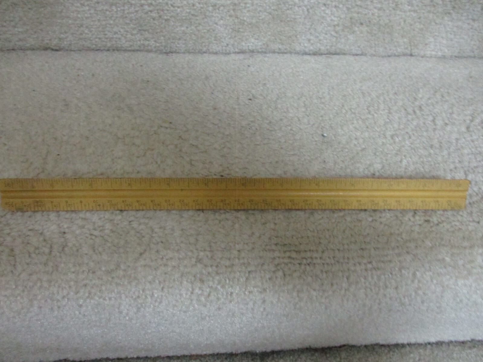 Vintage Wooden Triangle 12″ Ruler- Clean,Cheap