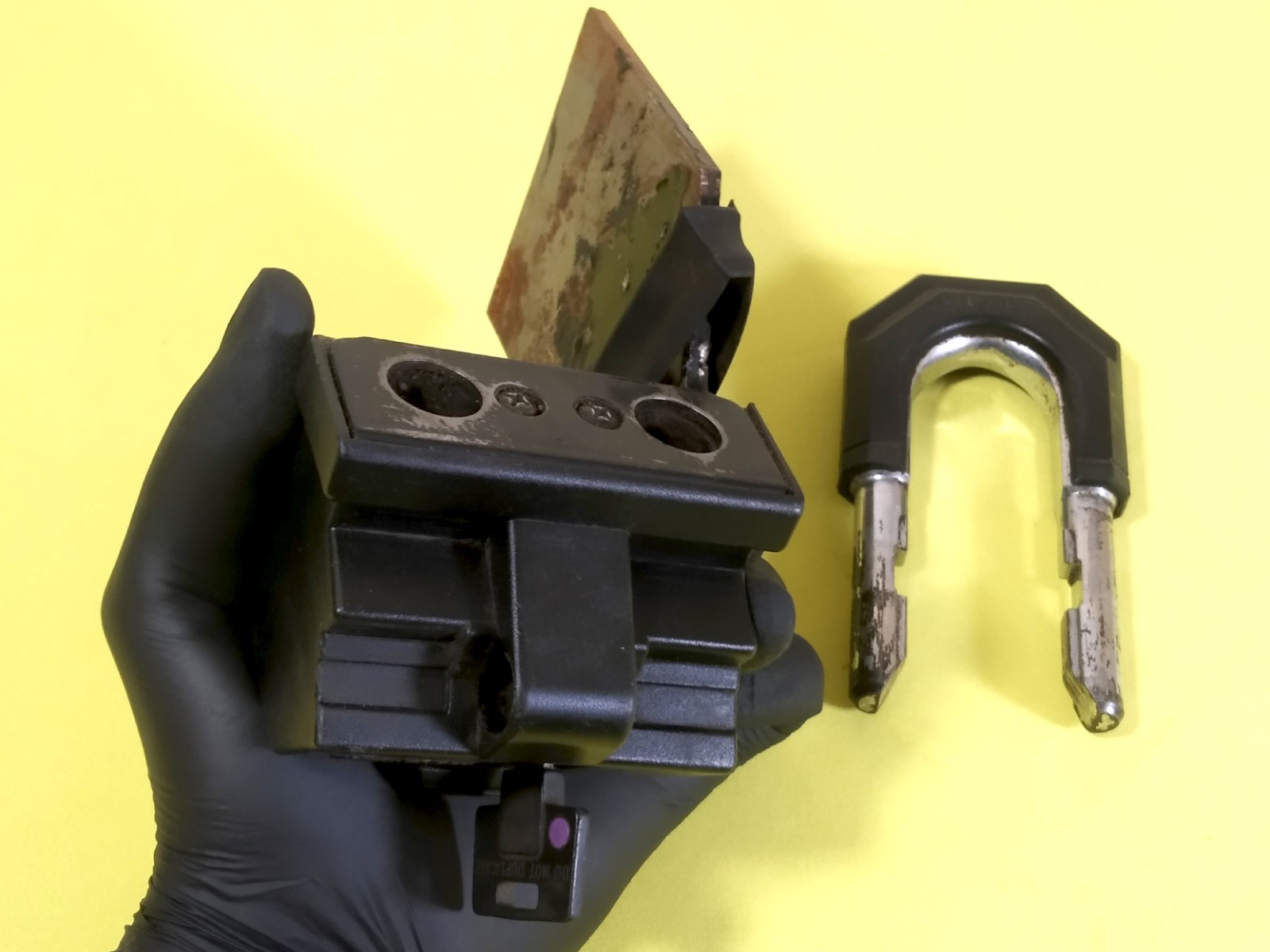 Rarity Garage Massive Mortise Lock Black 1 key 1648 grams FOR Garage