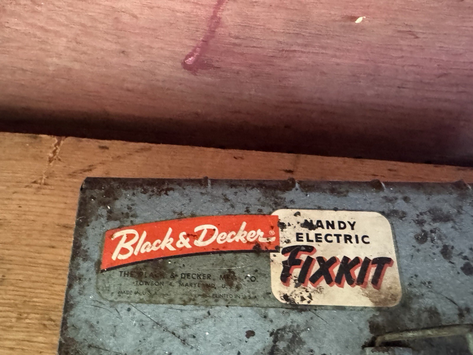 Black & Decker Original Fixkit 1/4″ Electric Drill w/ Case ( Works Perfectly )