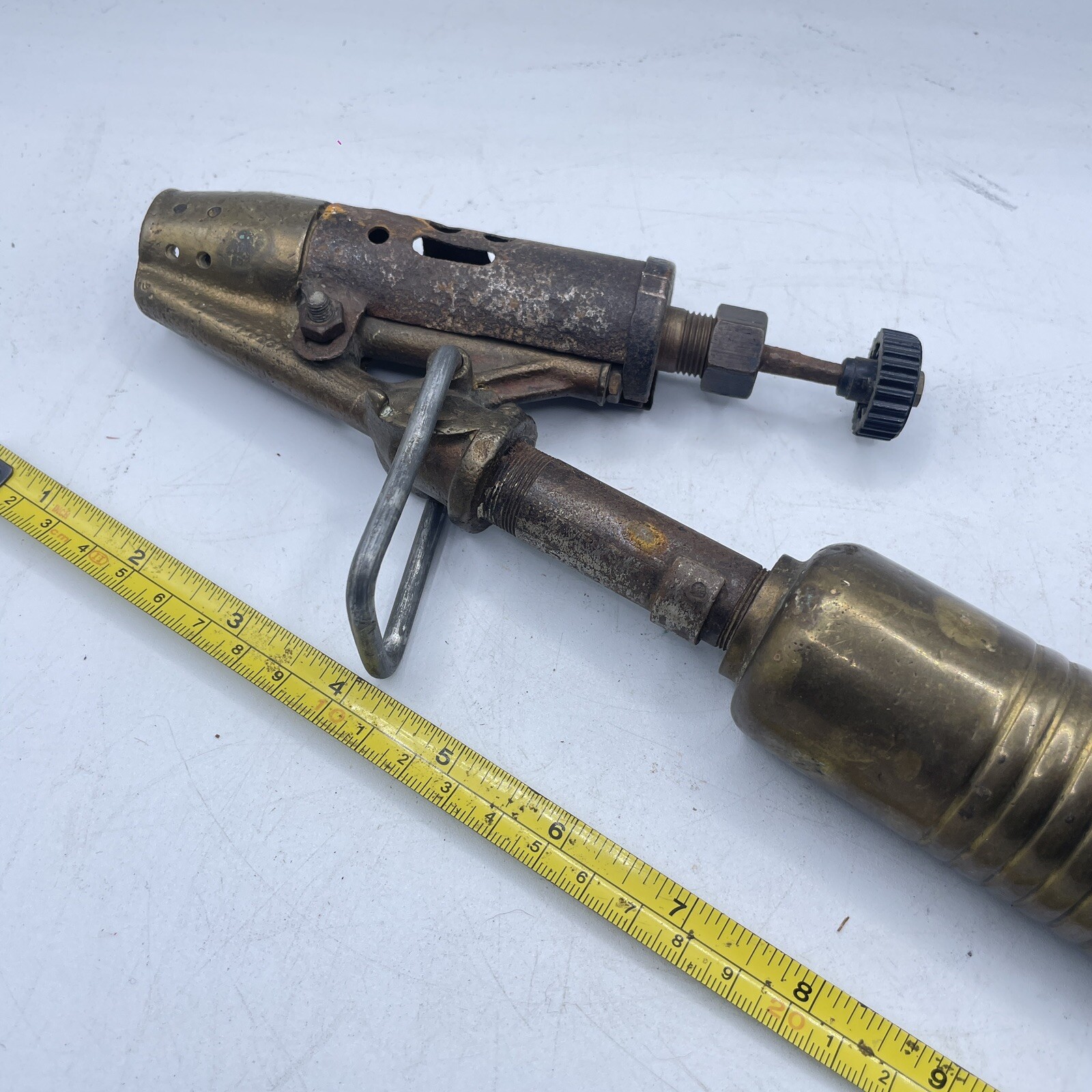 Blow Torch G. Barthel Benzin Brass Spirit Vintage German Untested Gr.61