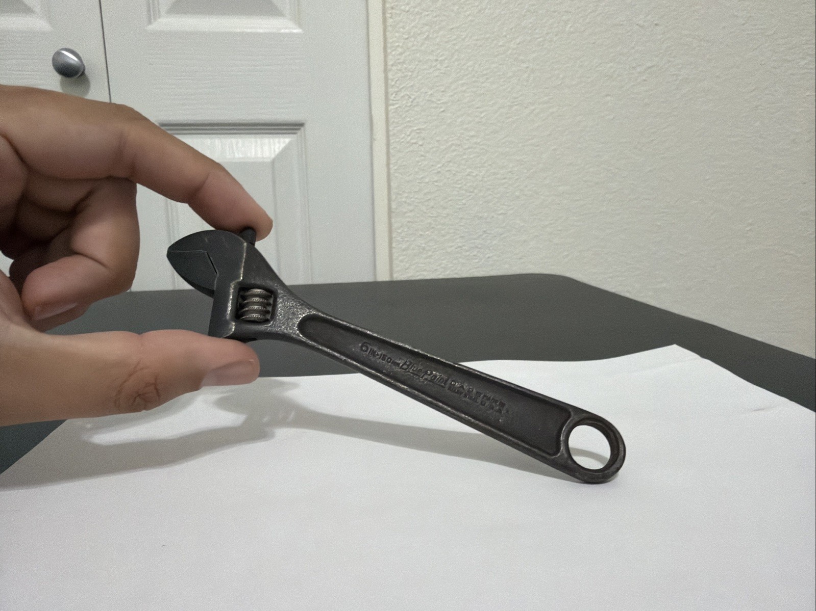 6″ ad Adjustable Blue-point by Snap on Tools DA 26 black oxide USA wrench Tool