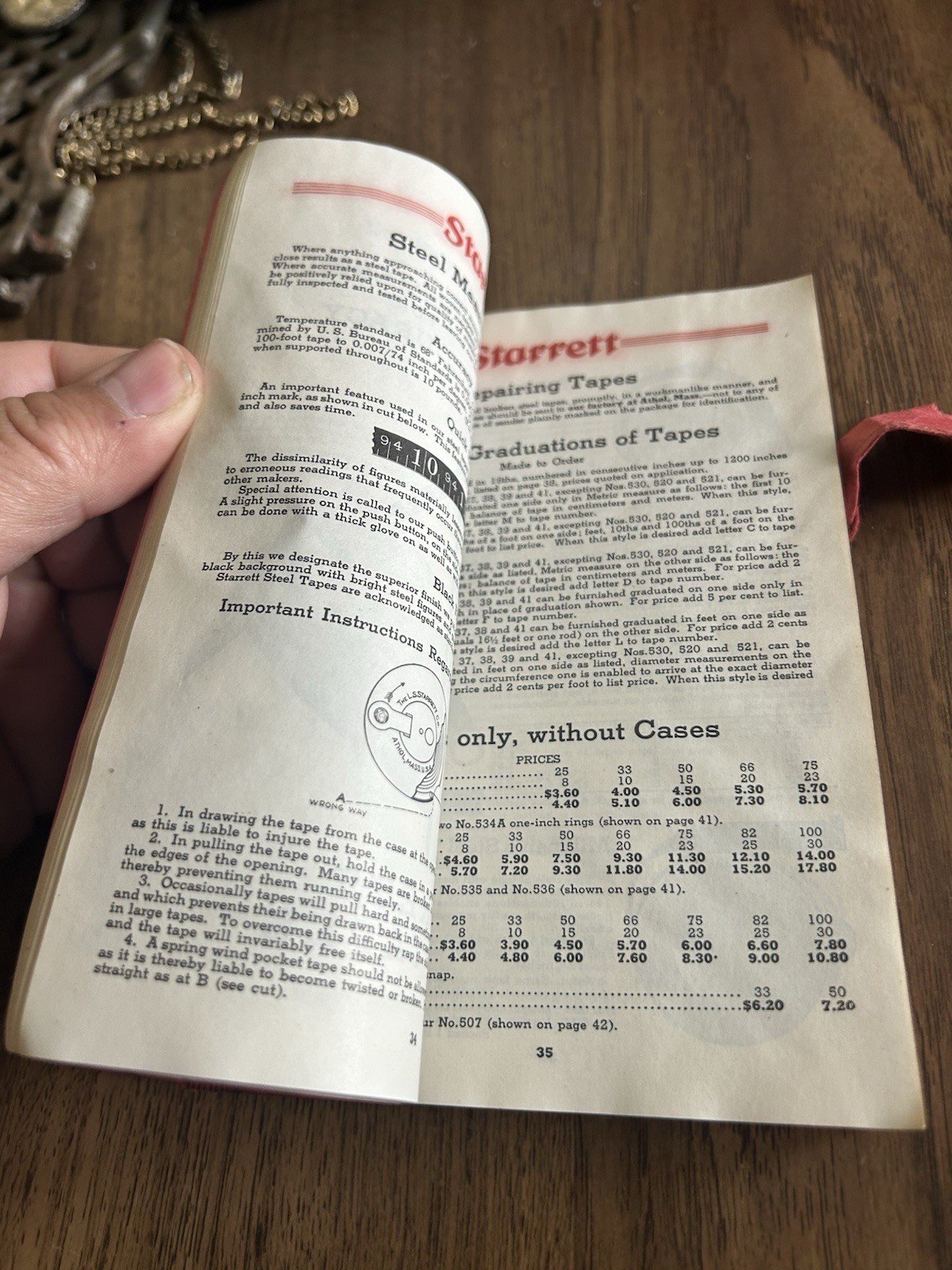 1938 Starrett Mechanical Tools Saws Booklet Catalog #26 -Borneman & Sons Elkhart